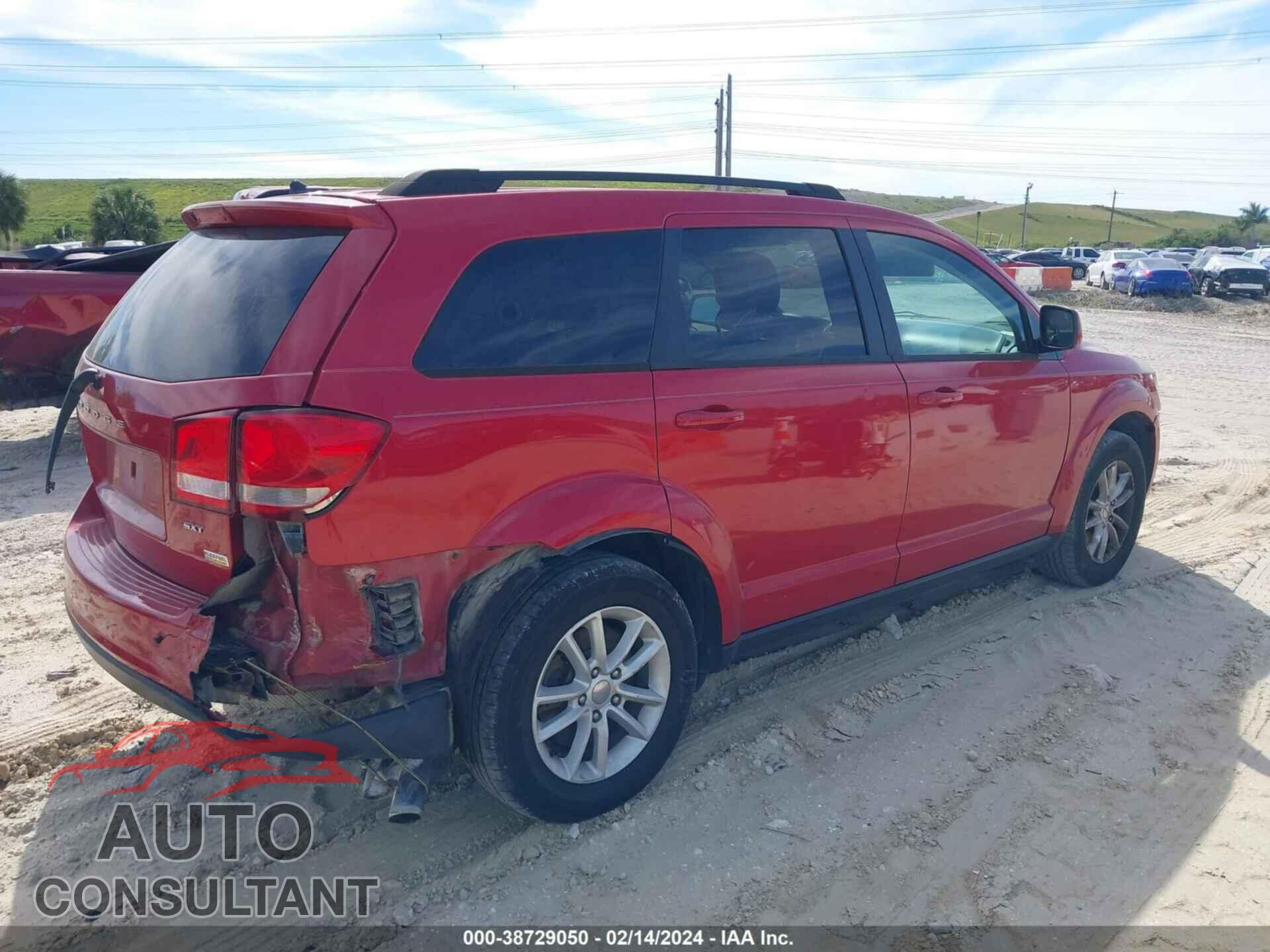 DODGE JOURNEY 2016 - 3C4PDCBG0GT224722
