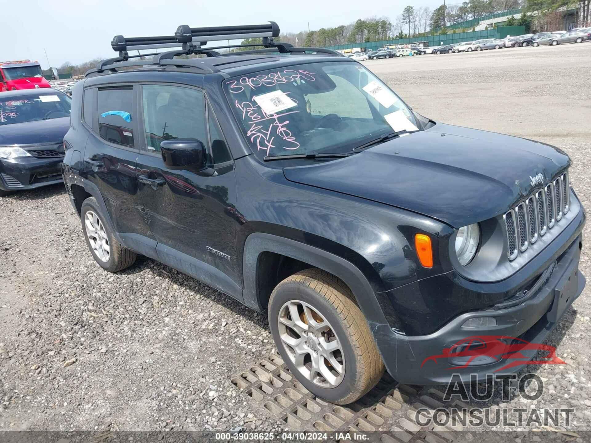 JEEP RENEGADE 2016 - ZACCJBBT9GPD16210