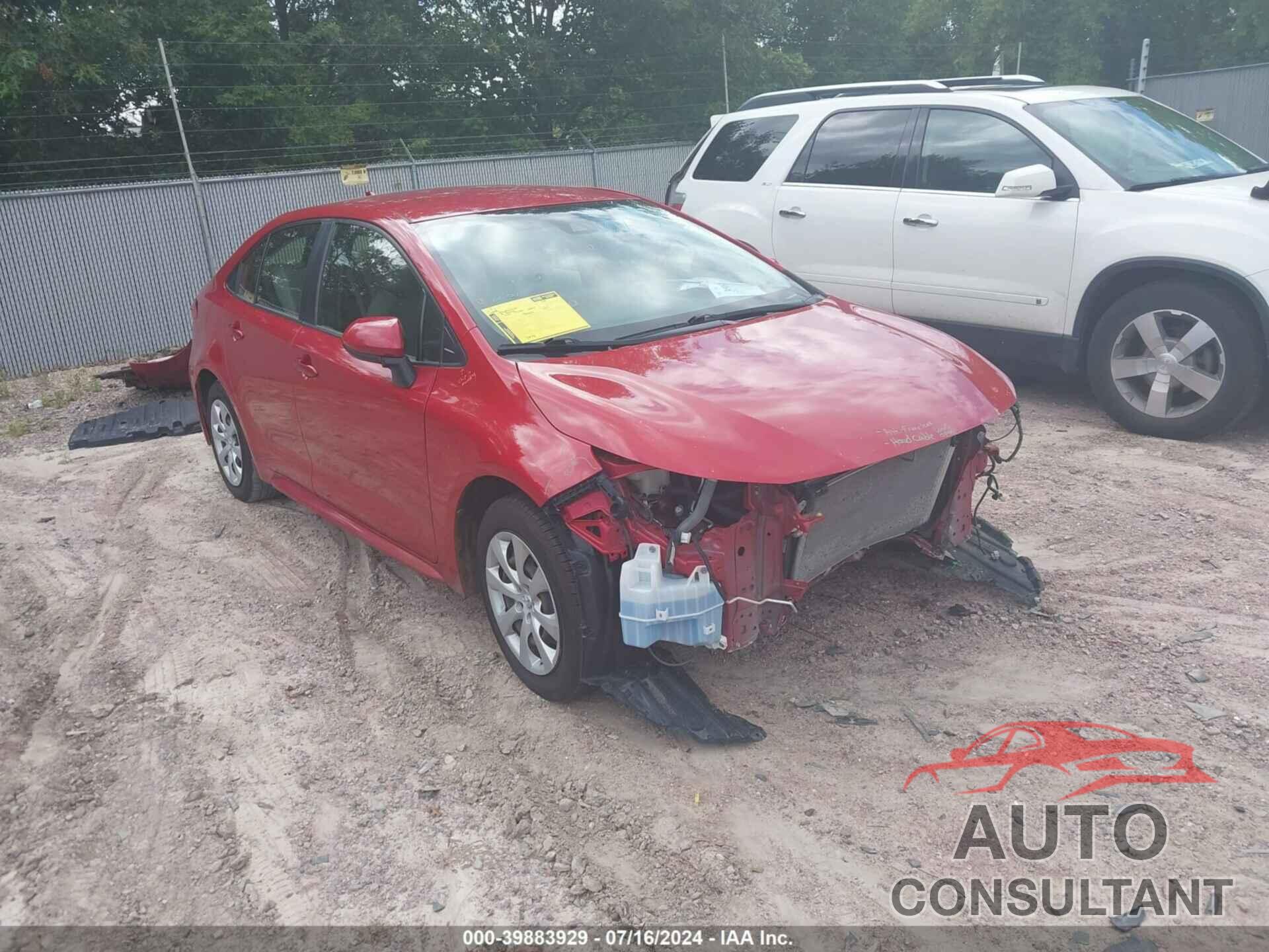 TOYOTA COROLLA 2021 - JTDEPMAE8MJ146701