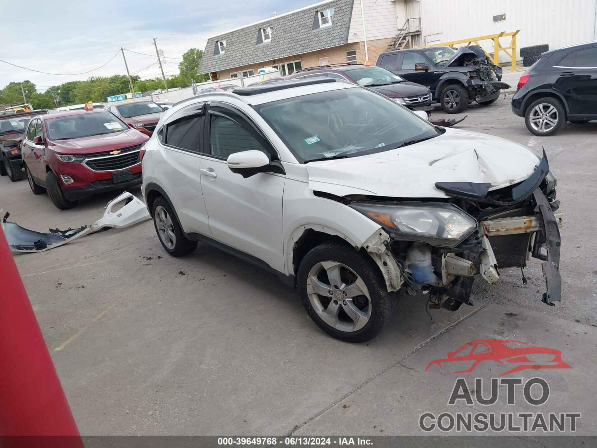 HONDA HR-V 2016 - 3CZRU6H70GM755103