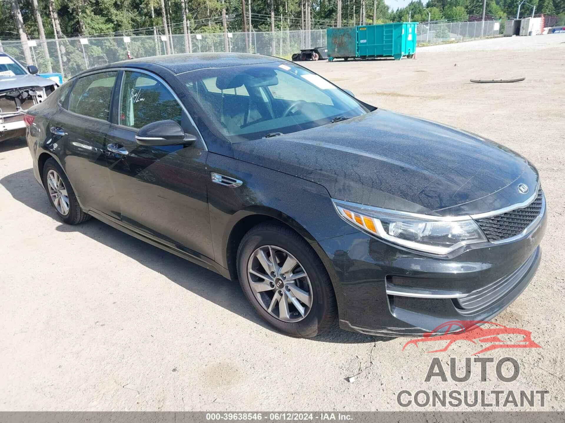 KIA OPTIMA 2018 - 5XXGT4L33JG213060