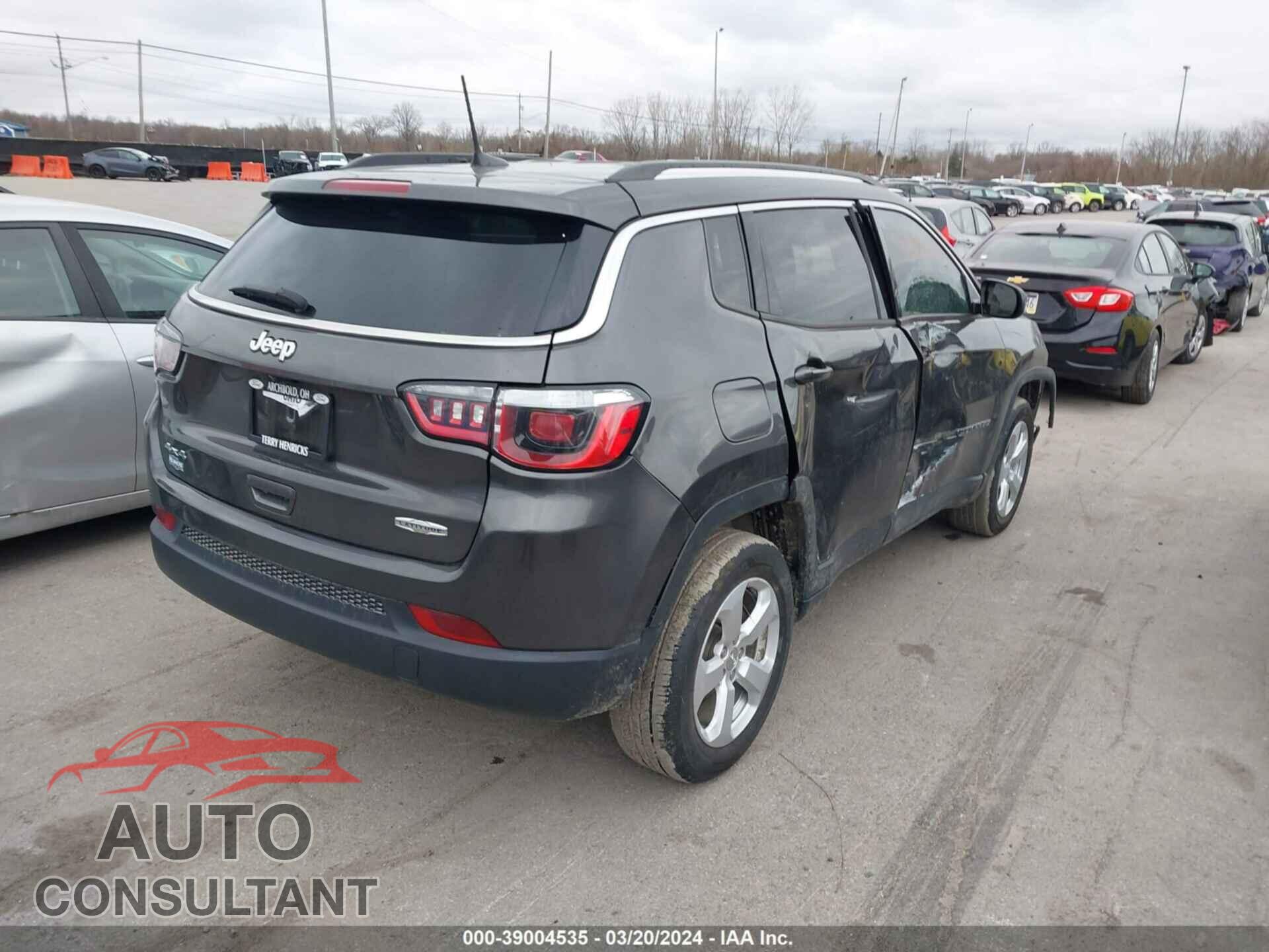 JEEP COMPASS 2019 - 3C4NJDBB7KT659207
