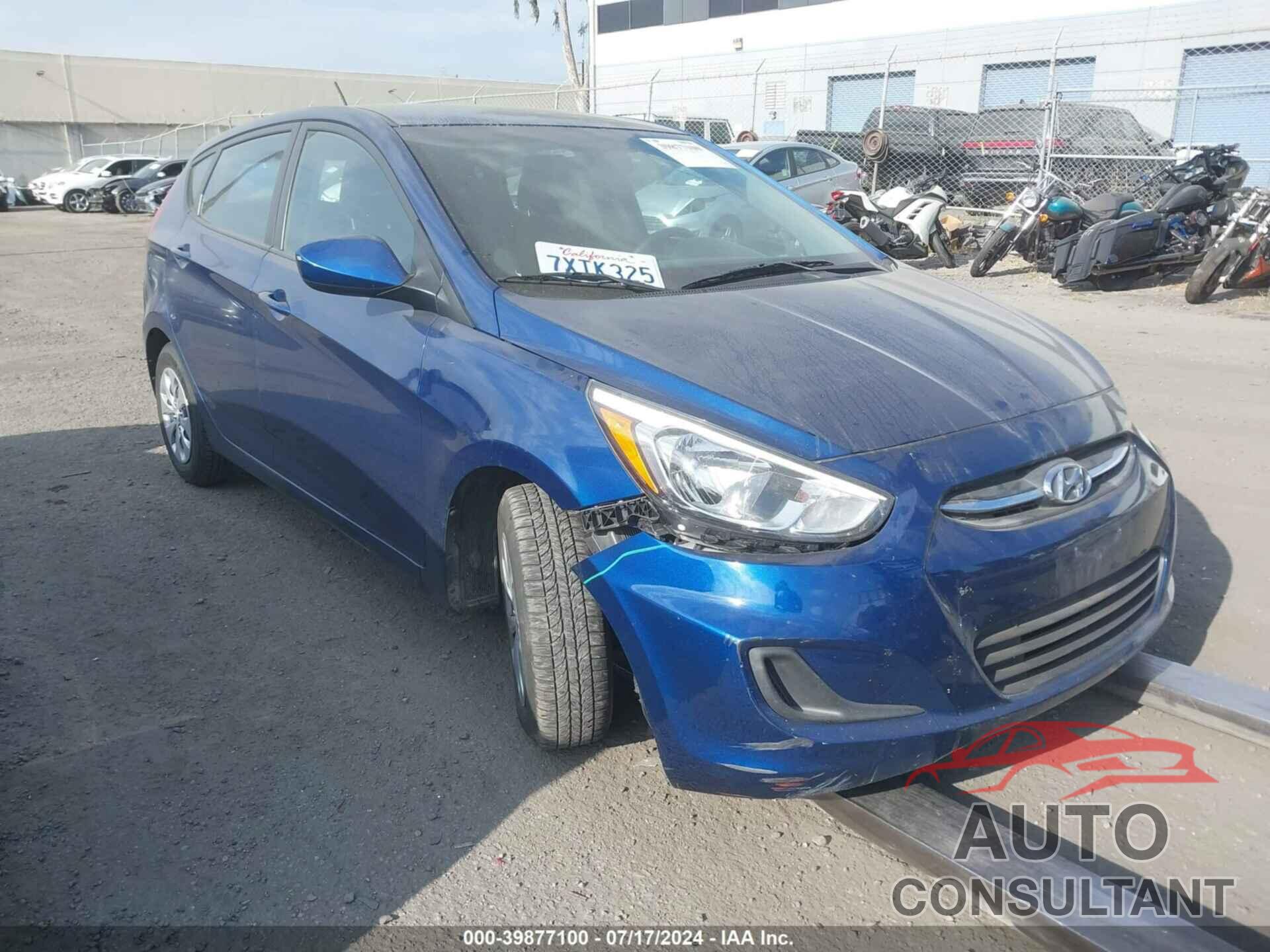 HYUNDAI ACCENT 2017 - KMHCT5AE2HU337250