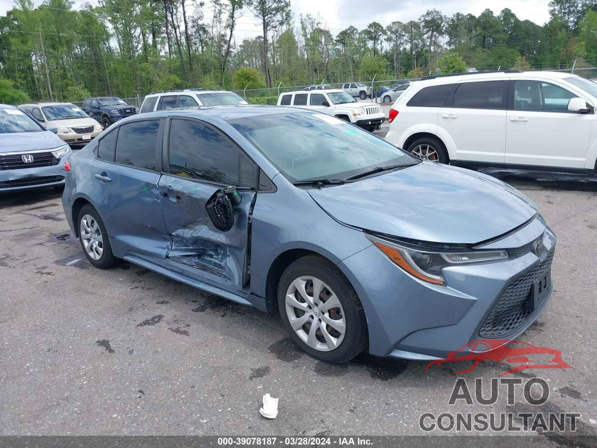TOYOTA COROLLA 2020 - JTDEPRAE4LJ033243