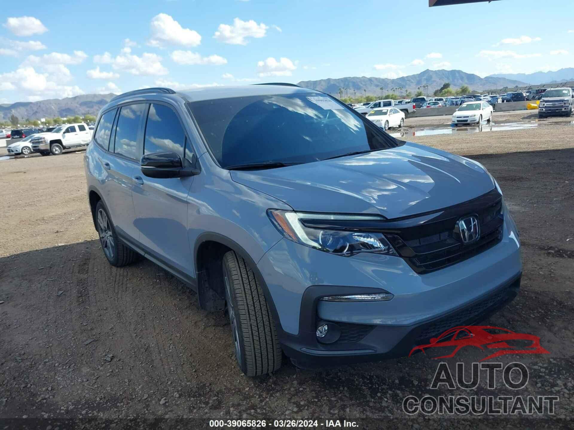 HONDA PILOT 2022 - 5FNYF6H39NB092320