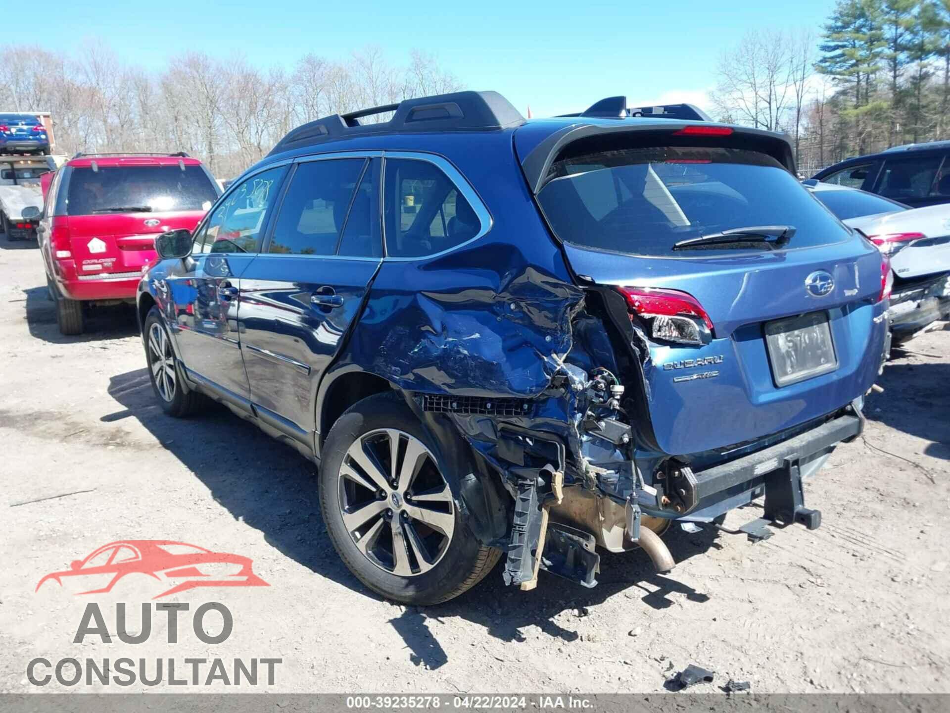 SUBARU OUTBACK 2019 - 4S4BSANC1K3308867