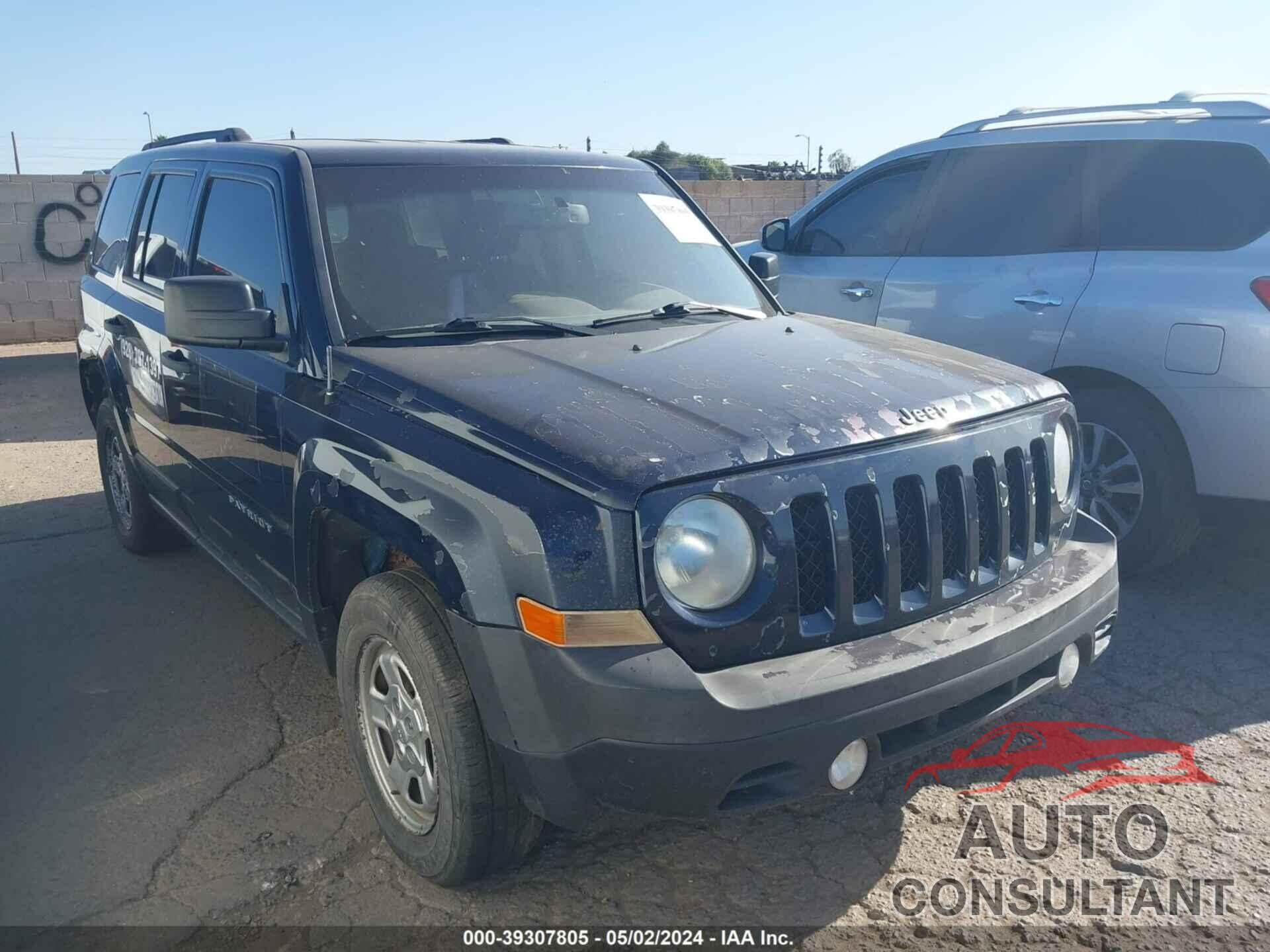 JEEP PATRIOT 2016 - 1C4NJPBA7GD683531