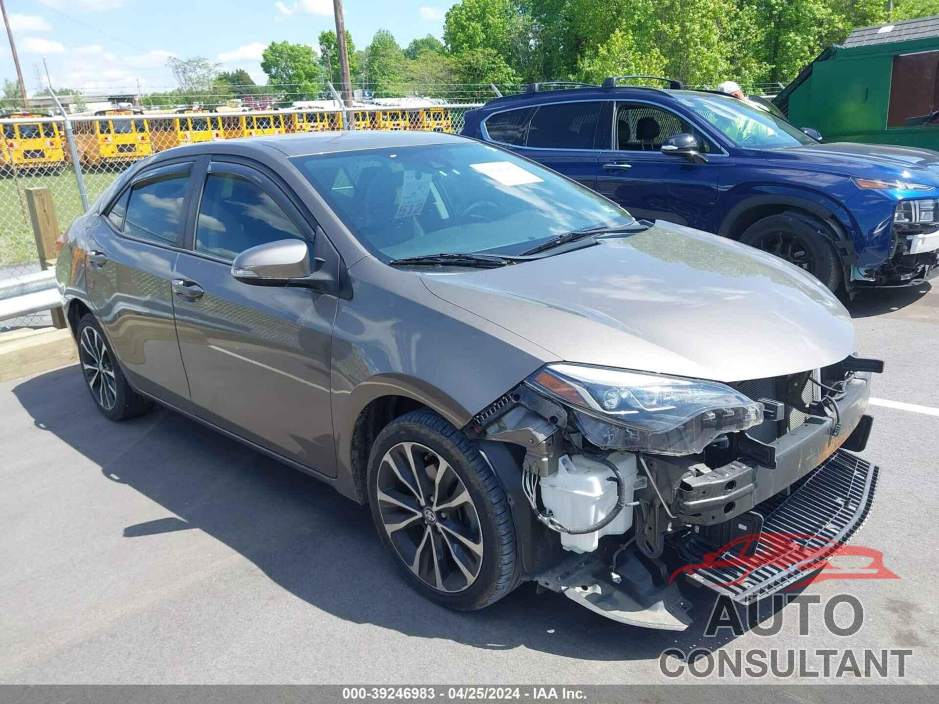 TOYOTA COROLLA 2017 - 2T1BURHE8HC904522