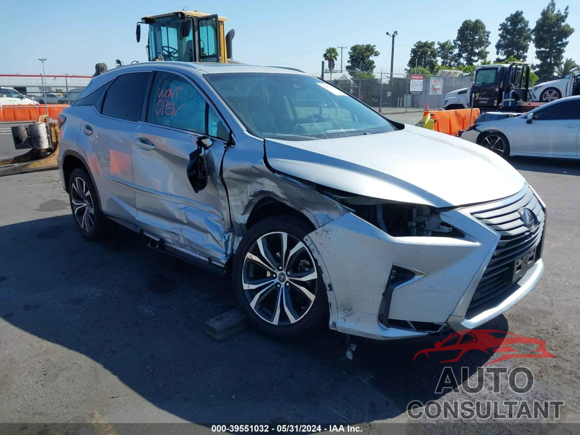 LEXUS RX 350 2018 - 2T2ZZMCA4JC093262