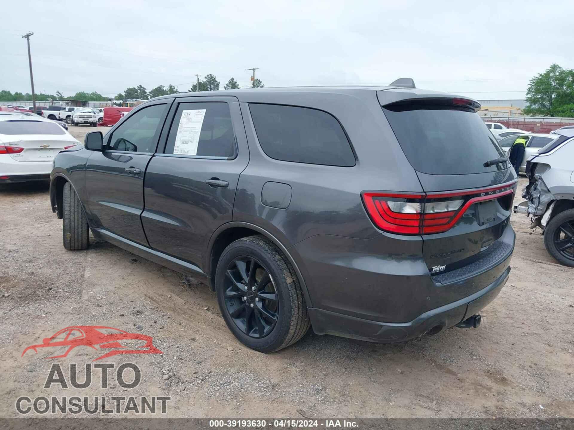 DODGE DURANGO 2019 - 1C4RDHAG3KC803215