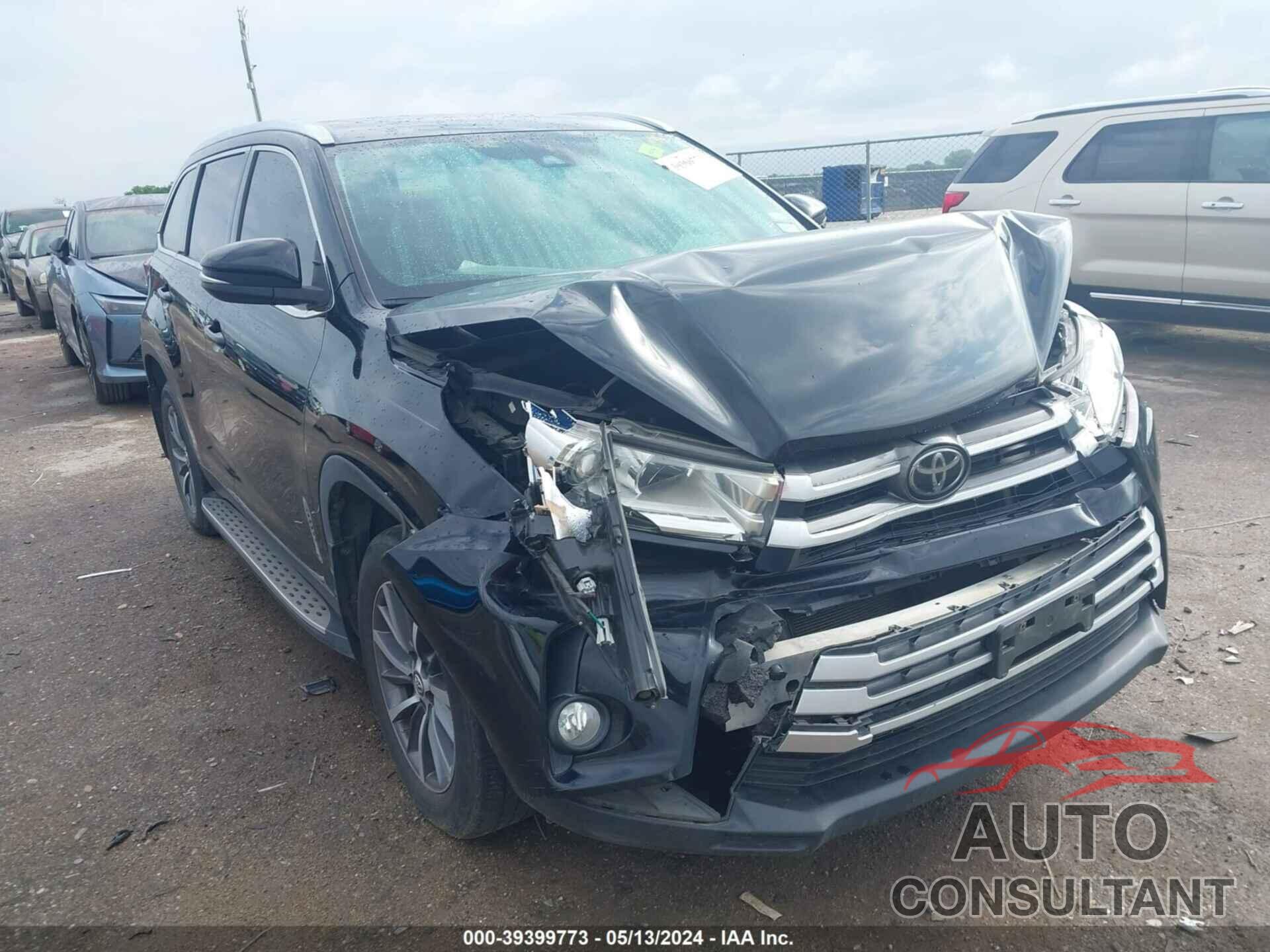 TOYOTA HIGHLANDER 2019 - 5TDKZRFHXKS352826