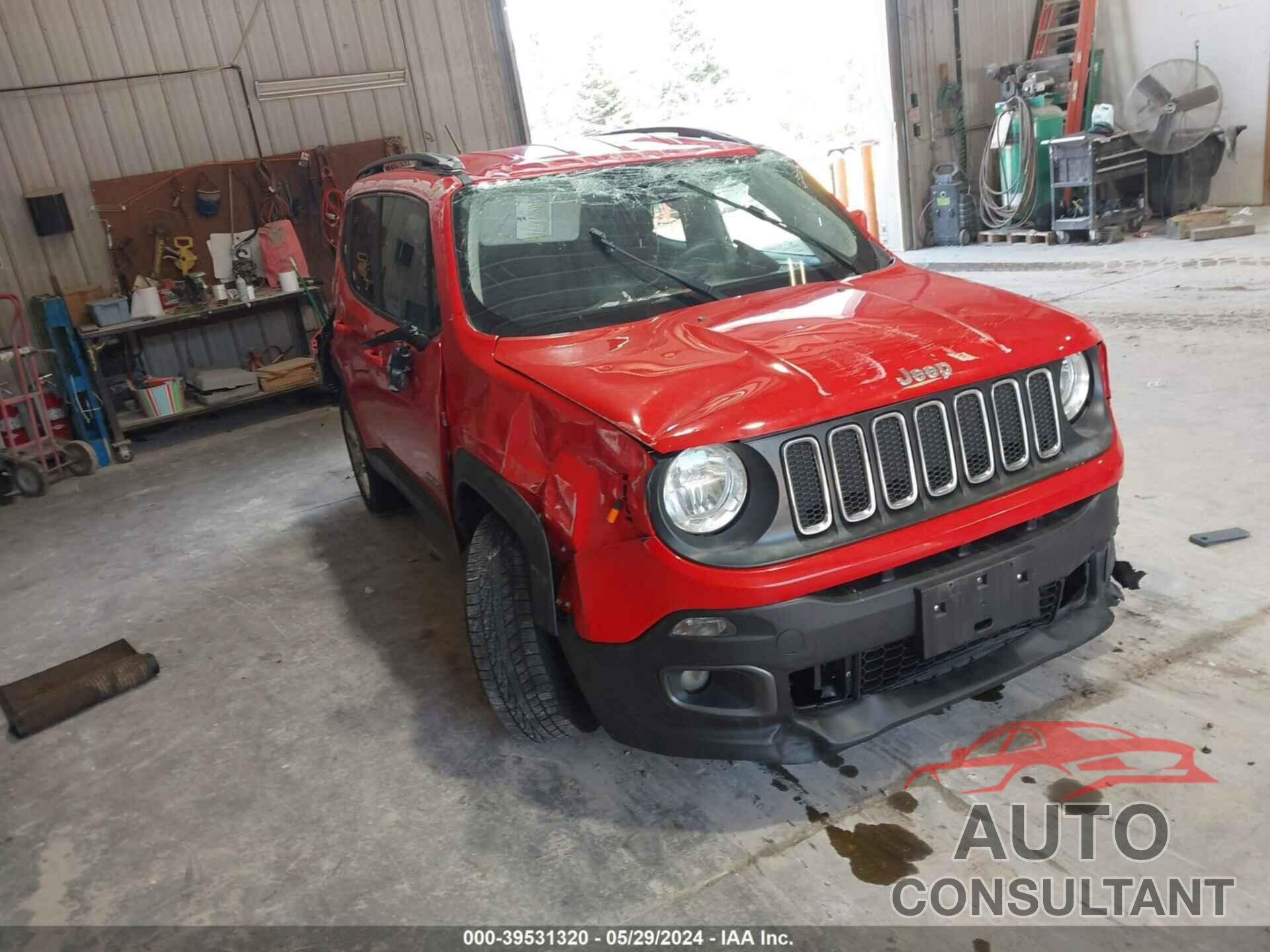 JEEP RENEGADE 2017 - ZACCJABB2HPE91367