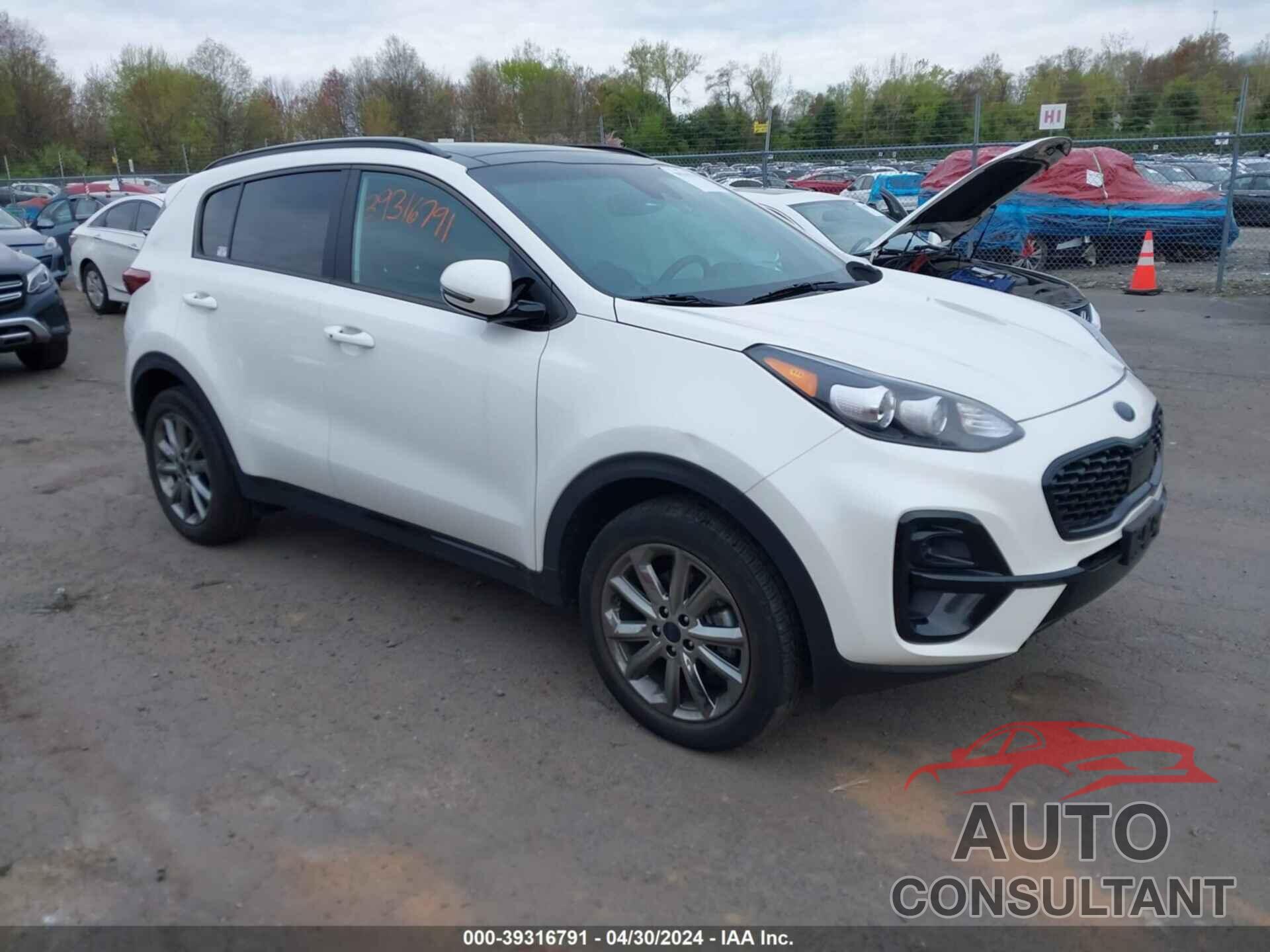 KIA SPORTAGE 2022 - KNDP6CAC0N7014924