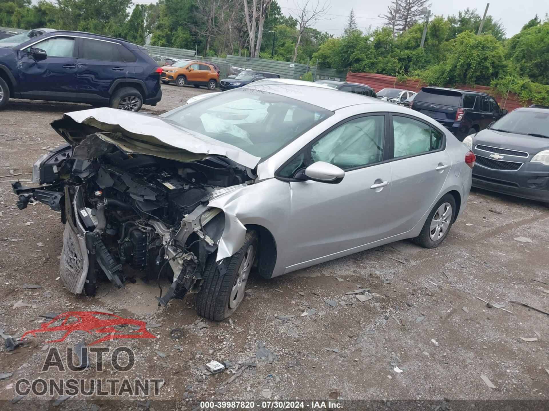 KIA FORTE 2017 - 3KPFK4A75HE074198