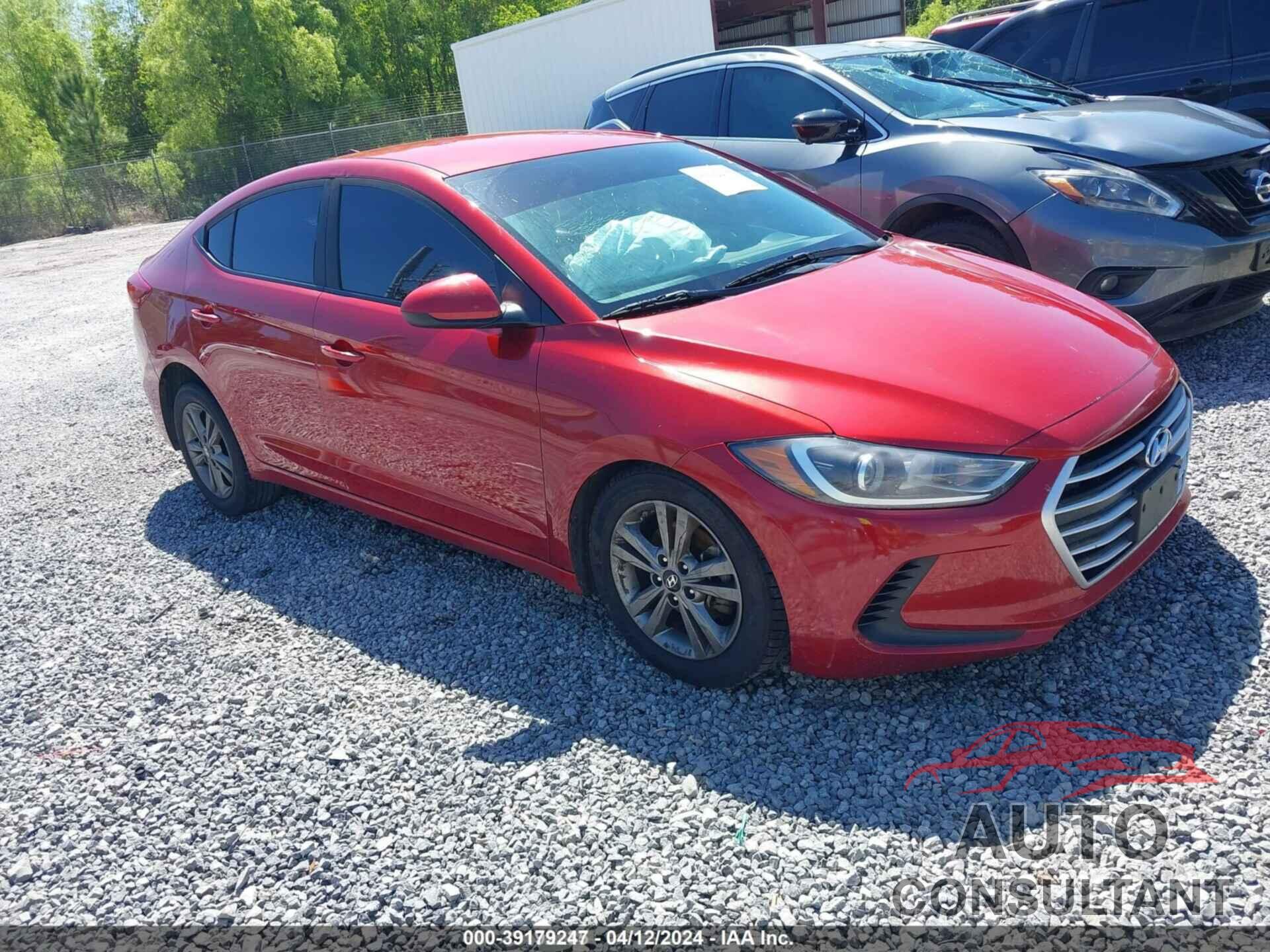 HYUNDAI ELANTRA 2018 - 5NPD84LFXJH254045