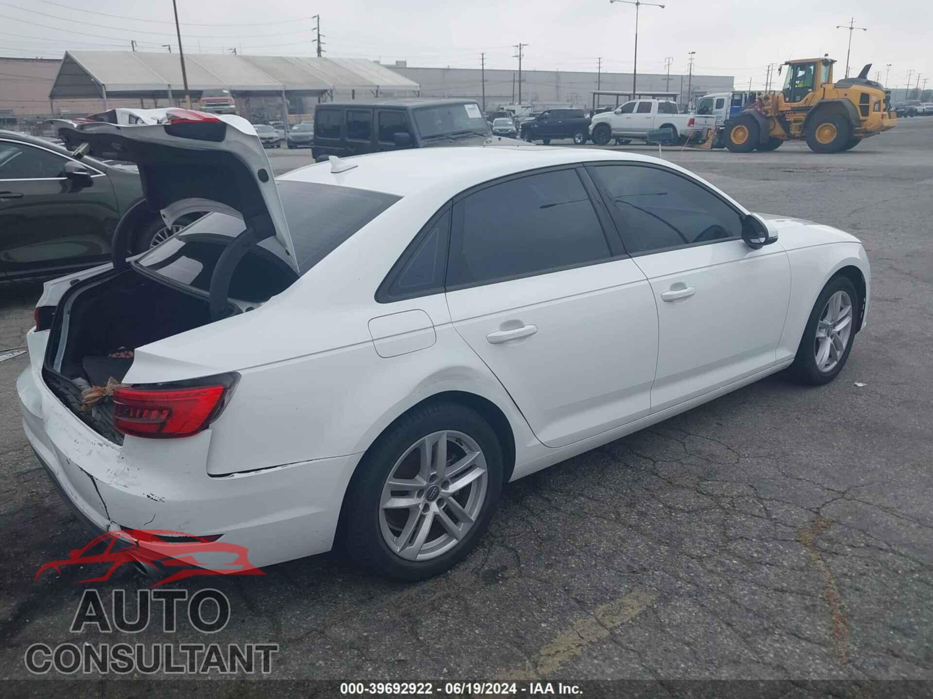 AUDI A4 2017 - WAUGMAF49HN069347