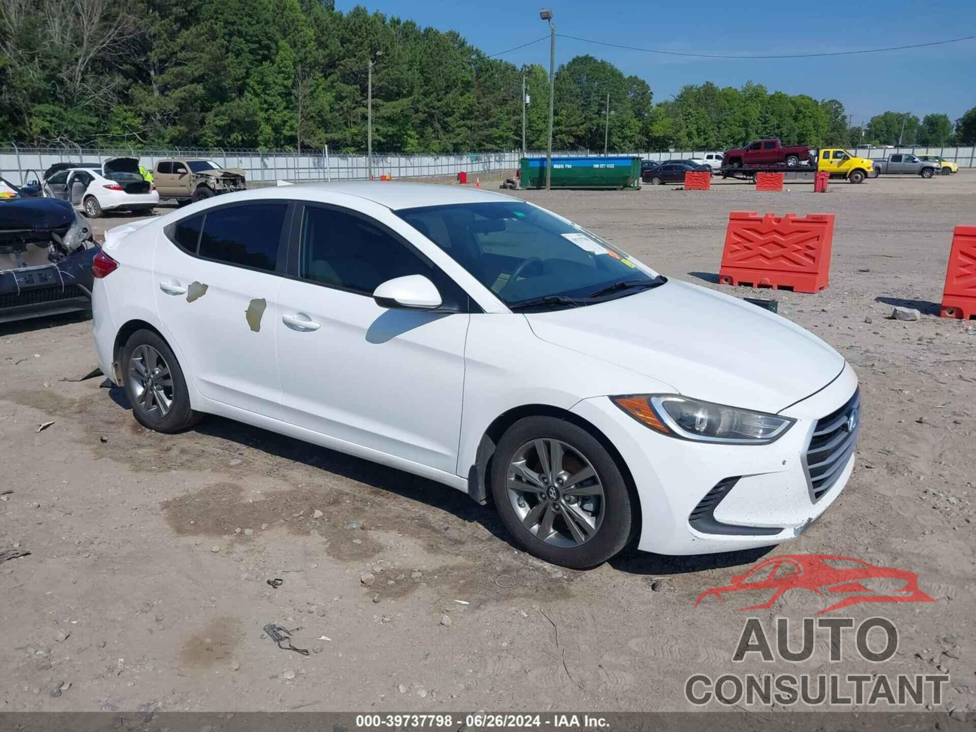 HYUNDAI ELANTRA 2017 - 5NPD84LF1HH047201