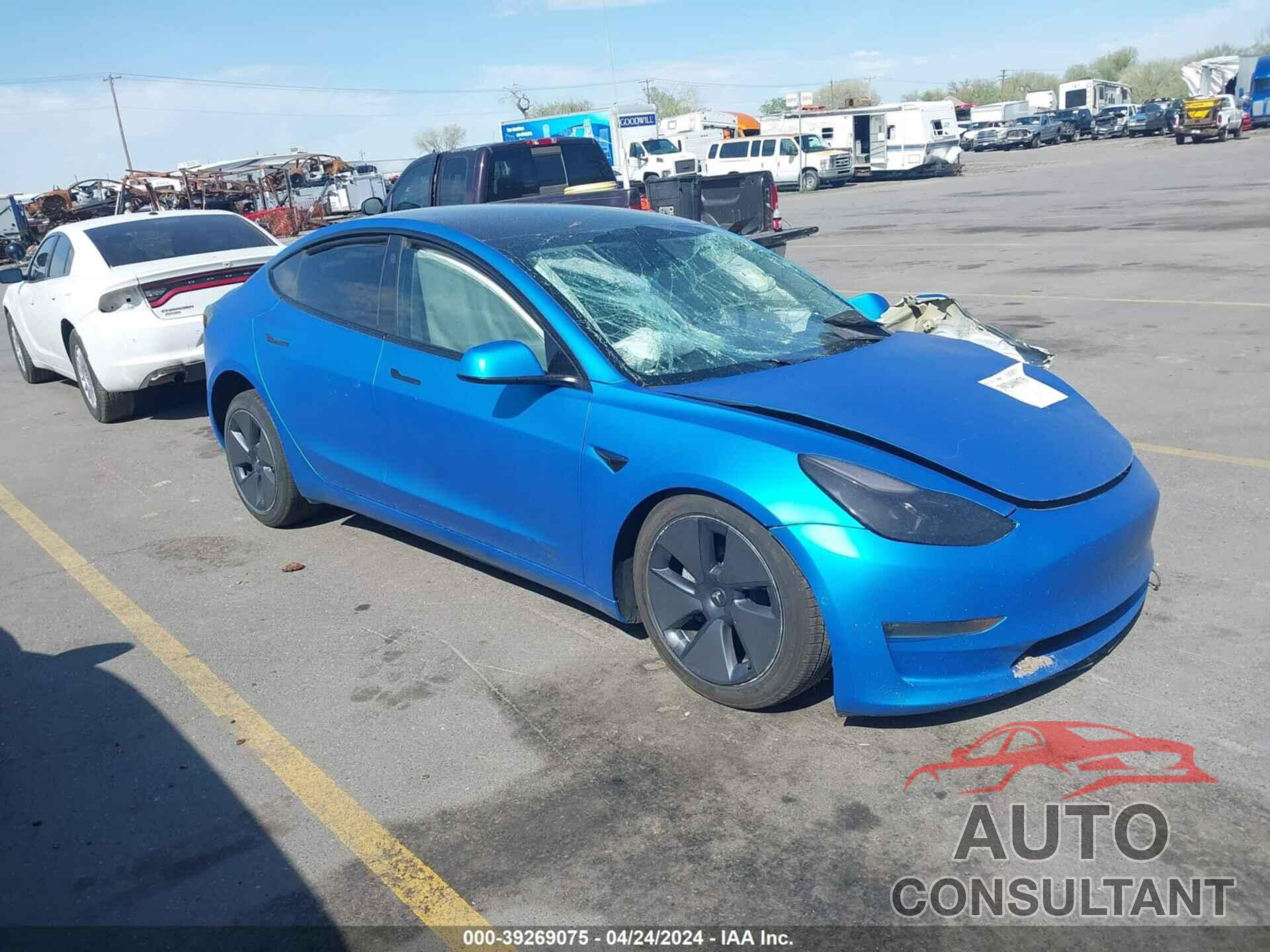 TESLA MODEL 3 2022 - 5YJ3E1EB3NF123086