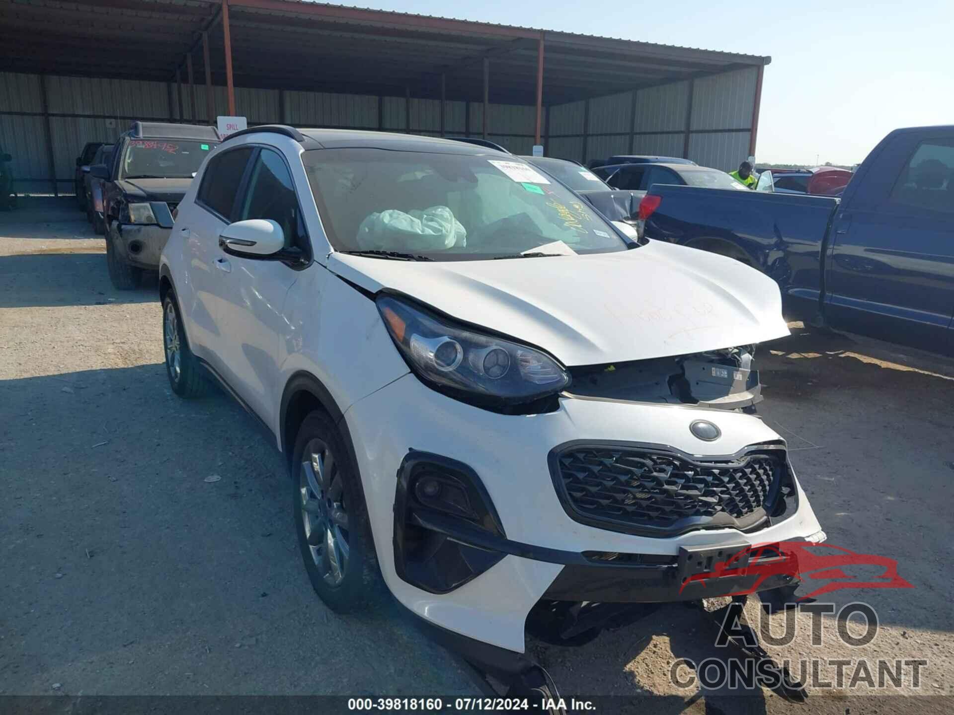 KIA SPORTAGE 2021 - KNDP63AC3M7923013