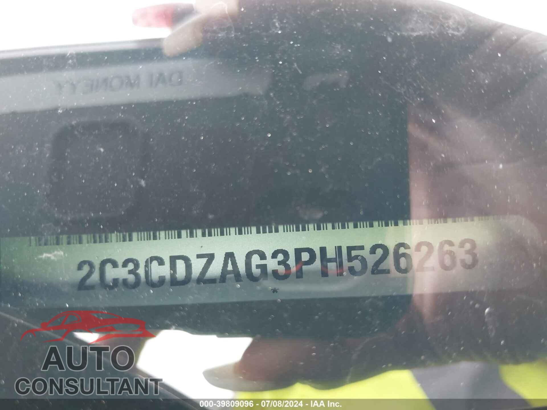 DODGE CHALLENGER 2023 - 2C3CDZAG3PH526263