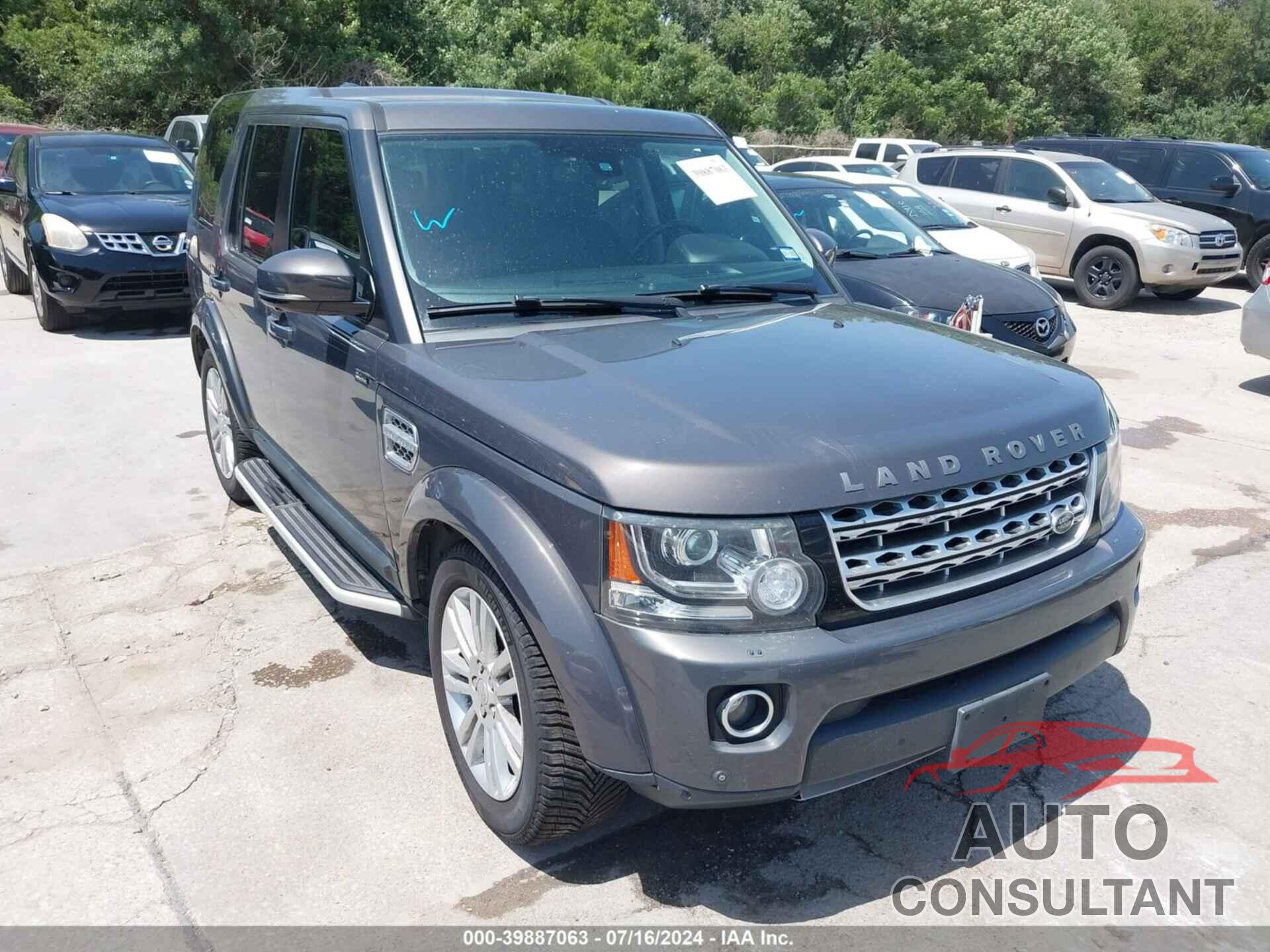 LAND ROVER LR4 2016 - SALAK2V61GA798500