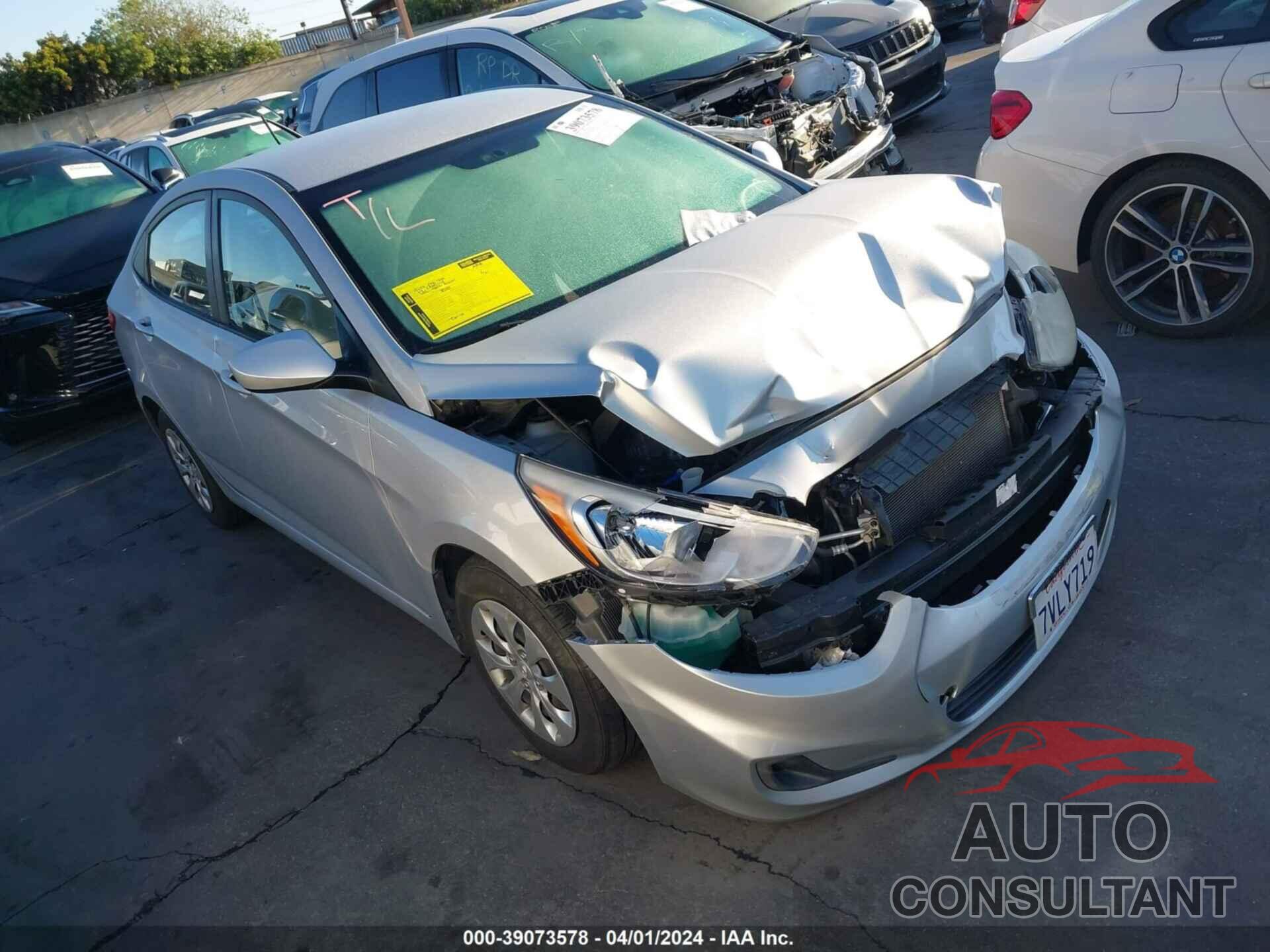 HYUNDAI ACCENT 2016 - KMHCT4AE4GU144414