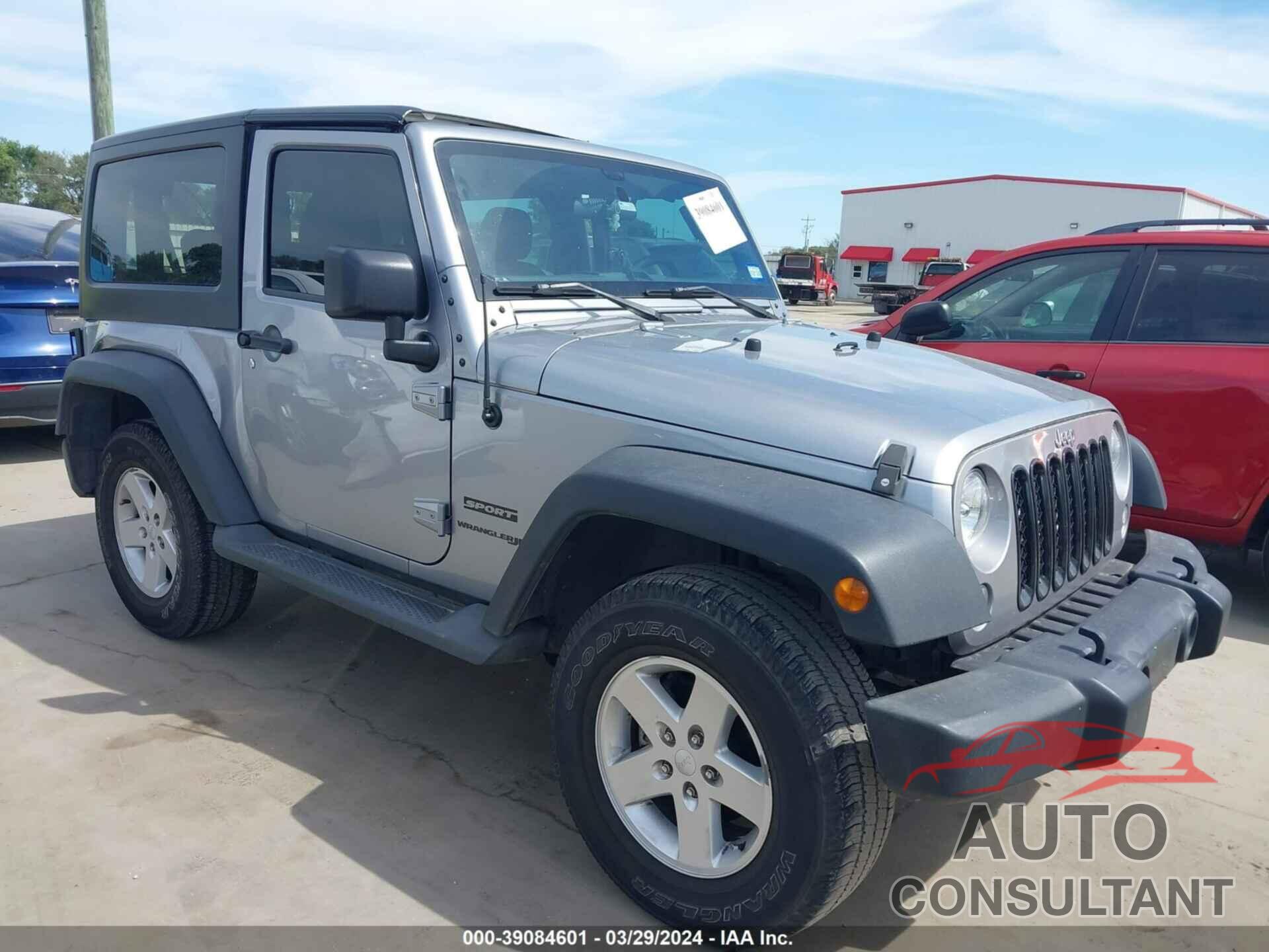 JEEP WRANGLER JK 2018 - 1C4GJWAG4JL924046