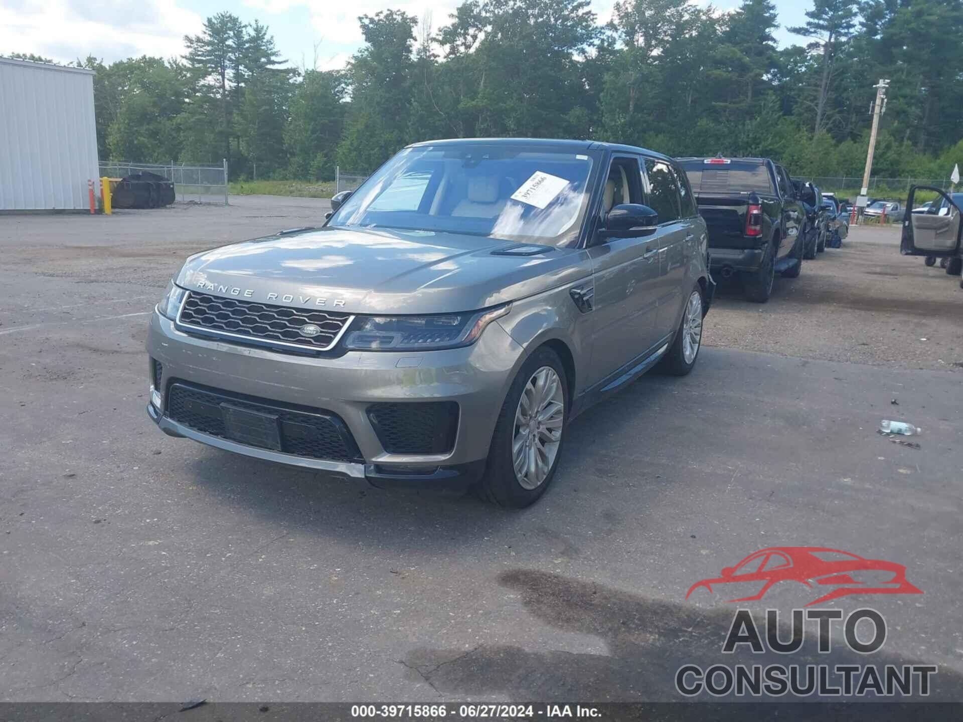 LAND ROVER RANGE ROVER SPORT 2019 - SALWR2RV5KA840937