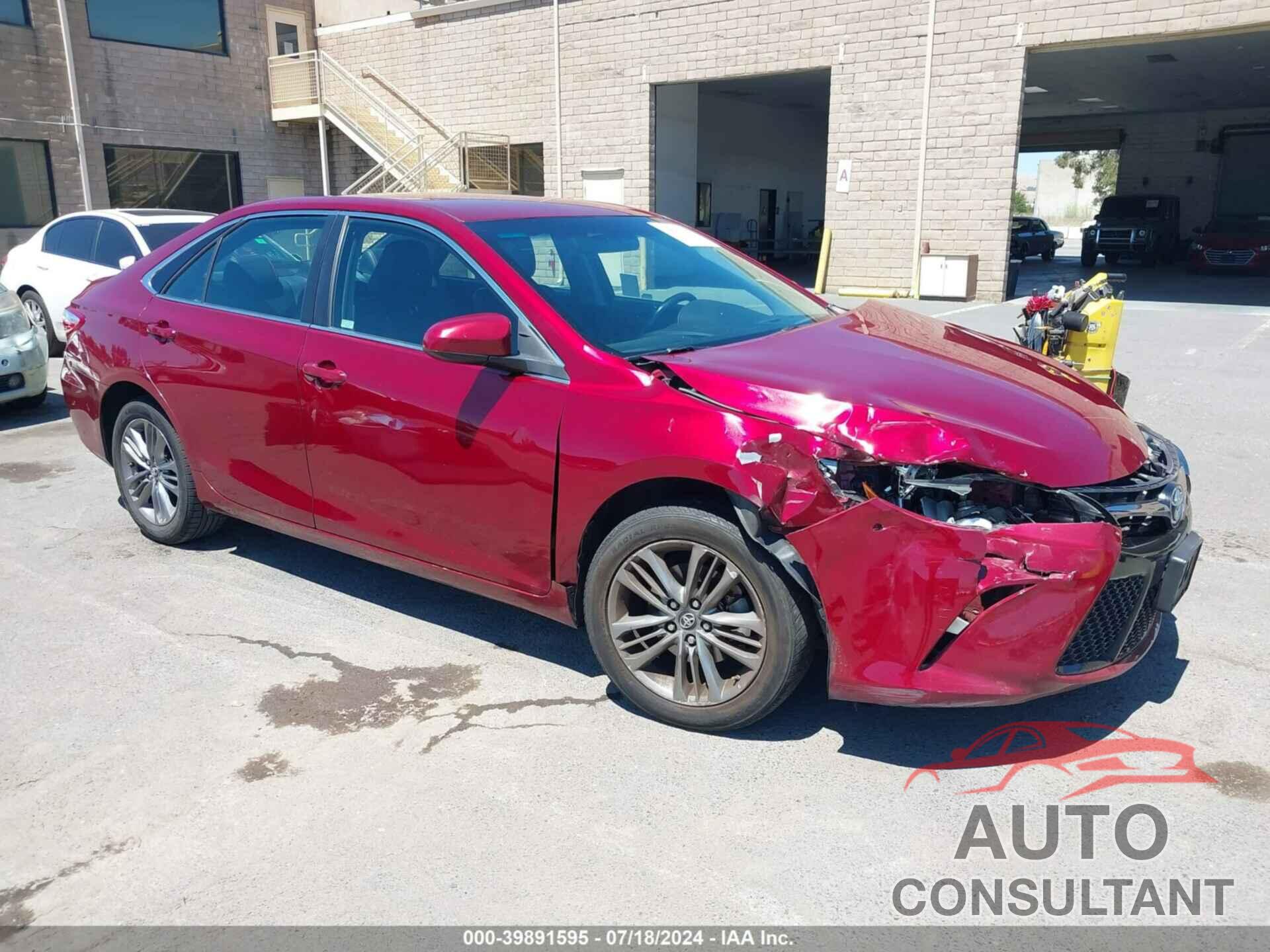 TOYOTA CAMRY 2016 - 4T1BF1FK5GU596940
