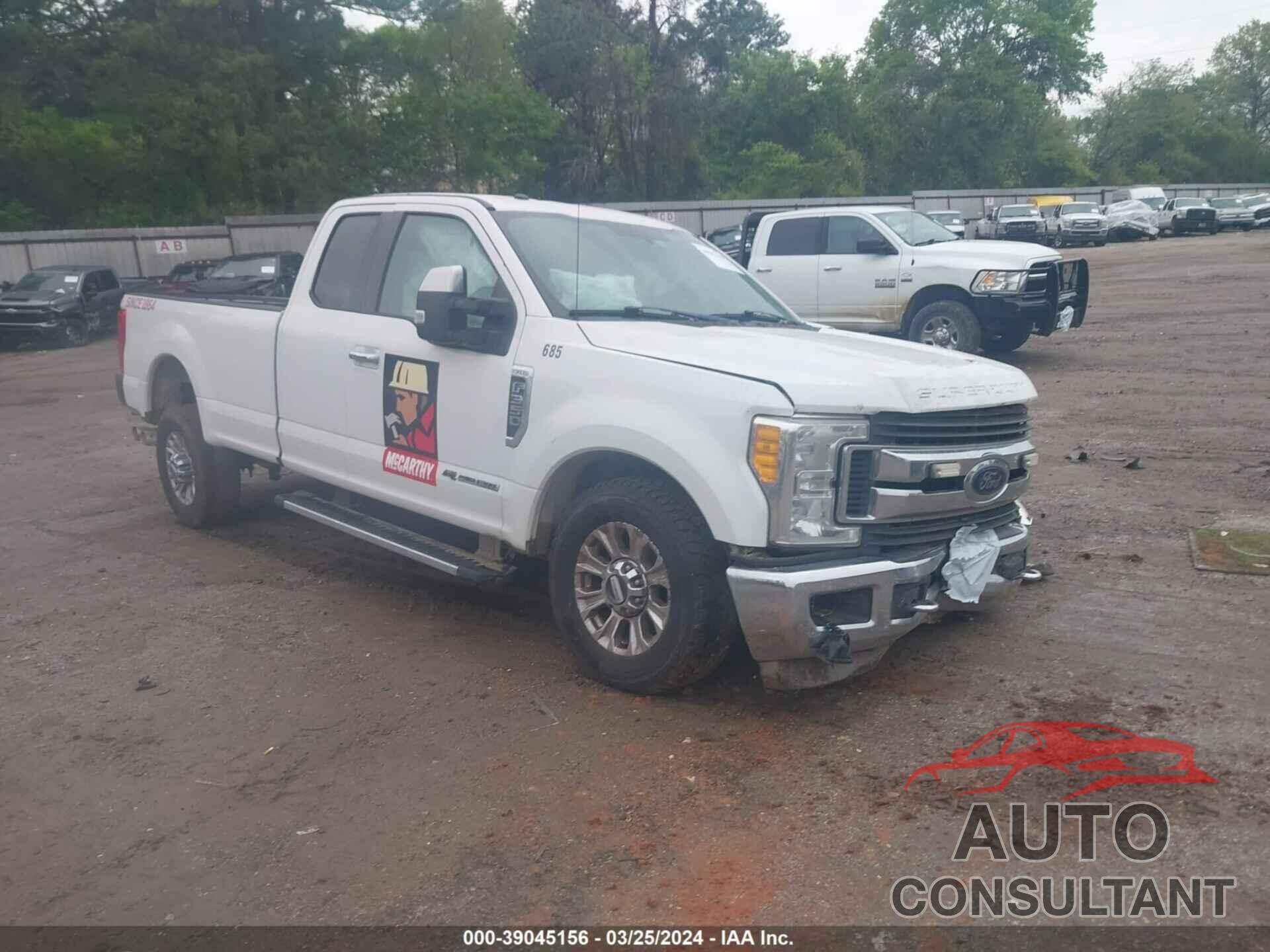 FORD F-350 2017 - 1FT8X3AT0HEB14149