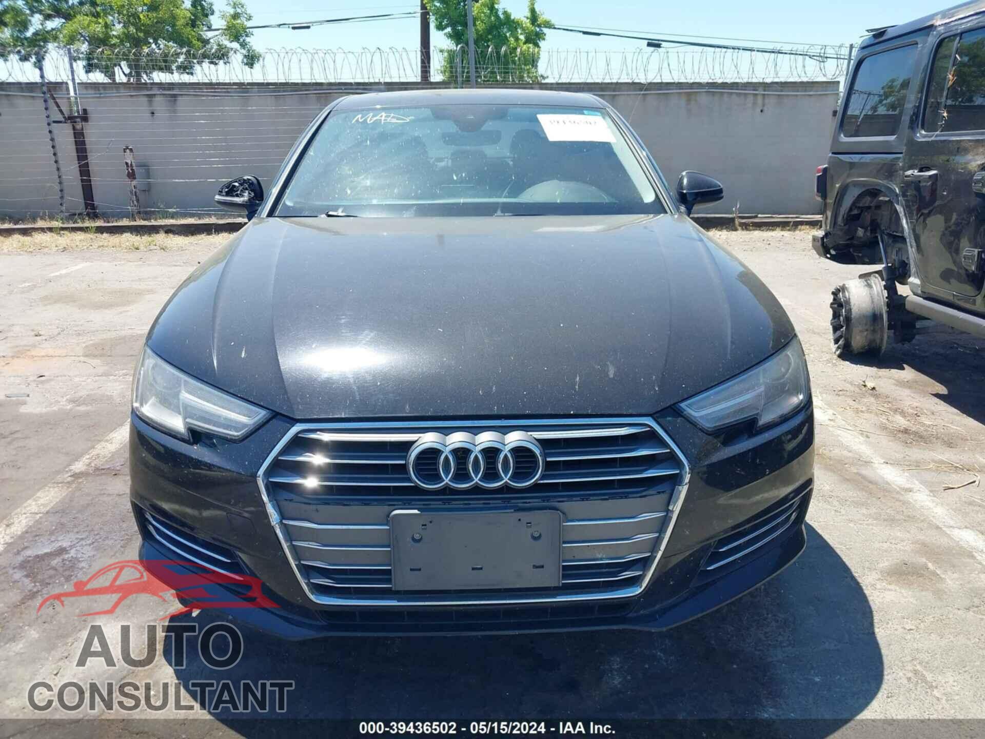 AUDI A4 2017 - WAUGMAF42HN037551