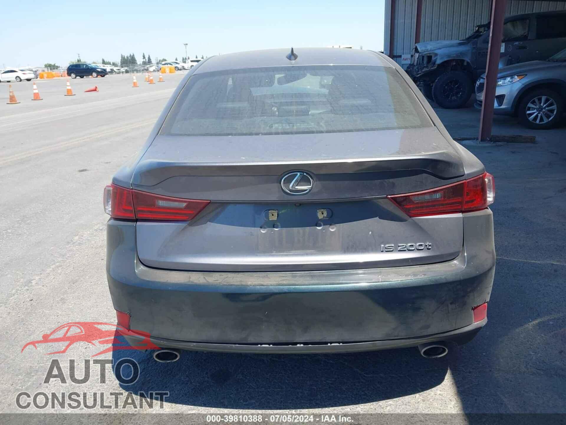 LEXUS IS 200T 2016 - JTHBA1D27G5008826