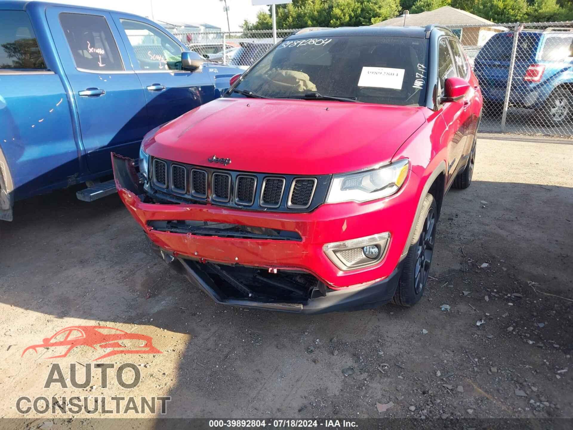 JEEP COMPASS 2019 - 3C4NJDCB9KT714027