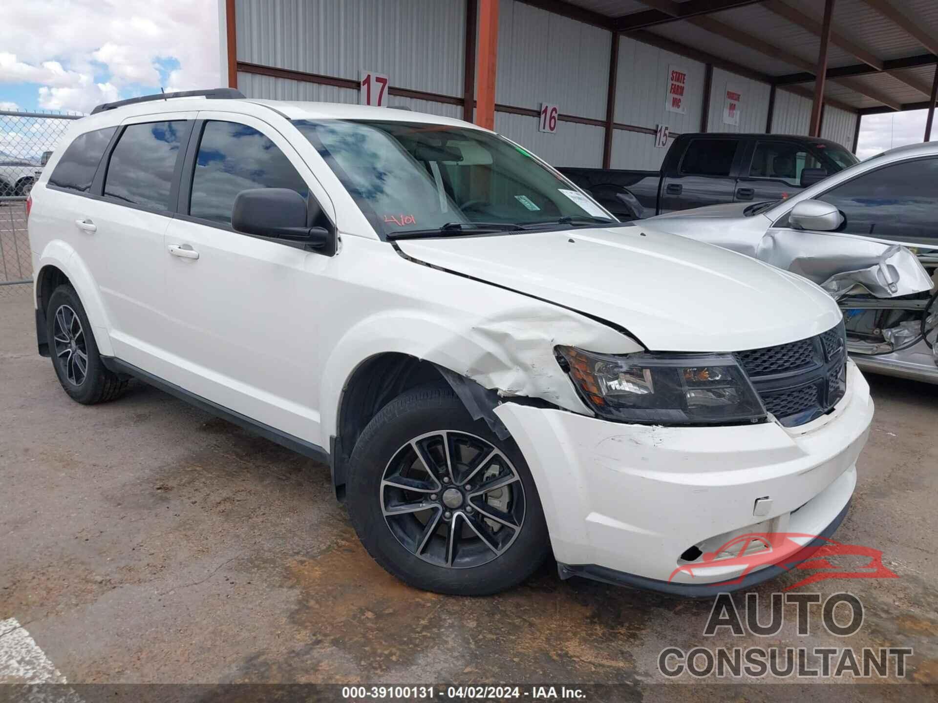 DODGE JOURNEY 2017 - 3C4PDCAB2HT607522