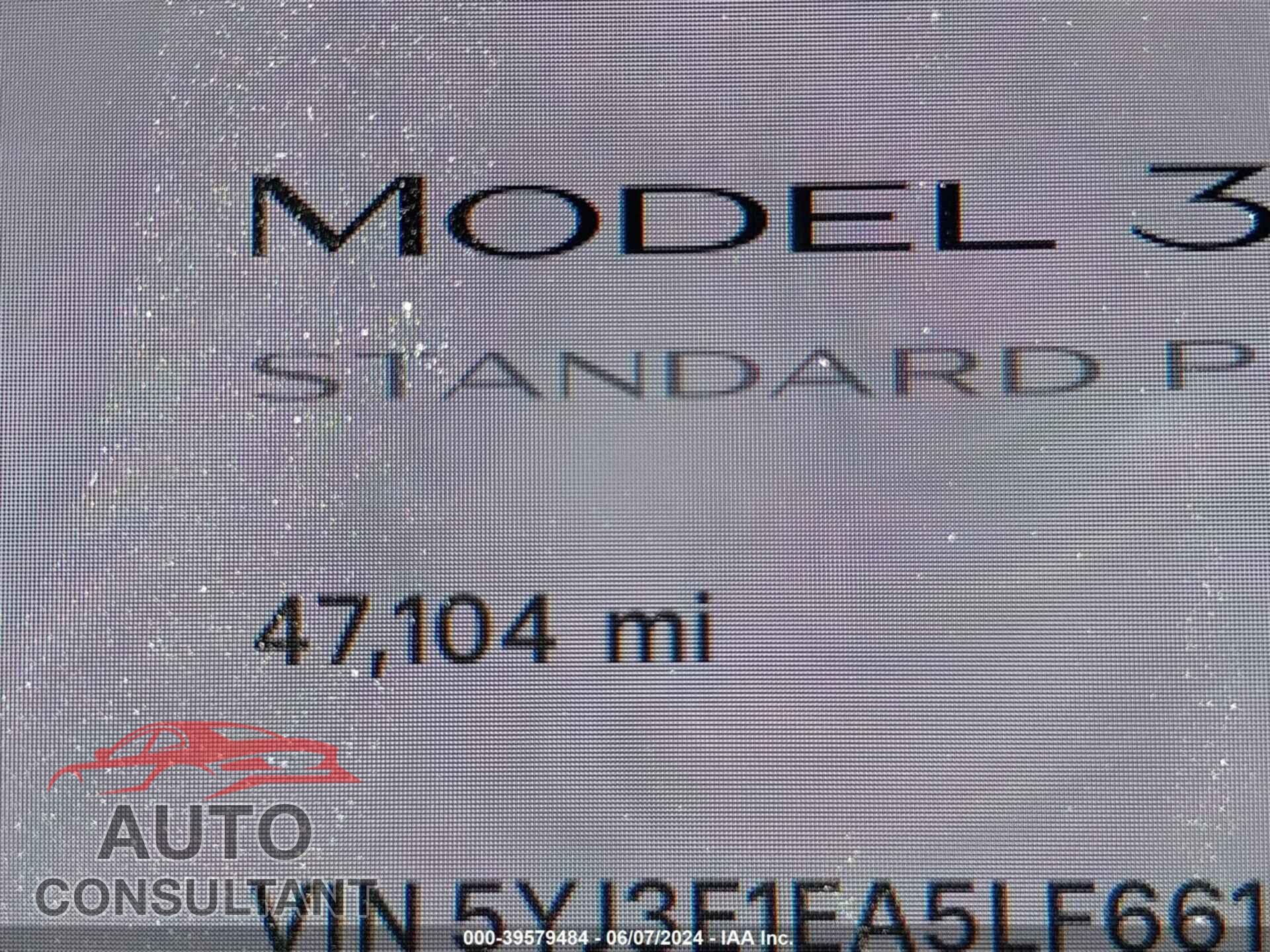TESLA MODEL 3 2020 - 5YJ3E1EA5LF661440