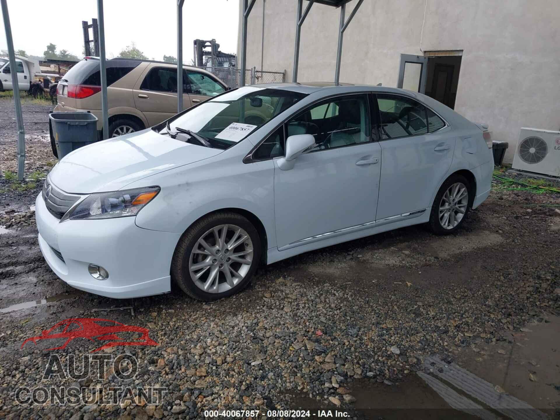 LEXUS HS 250H 2010 - JTHBB1BA8A2014134