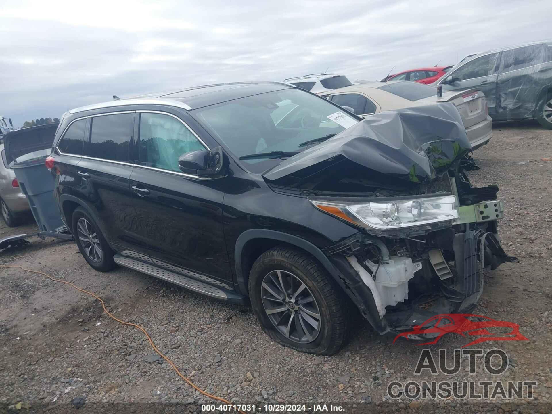 TOYOTA HIGHLANDER 2018 - 5TDKZRFHXJS547047