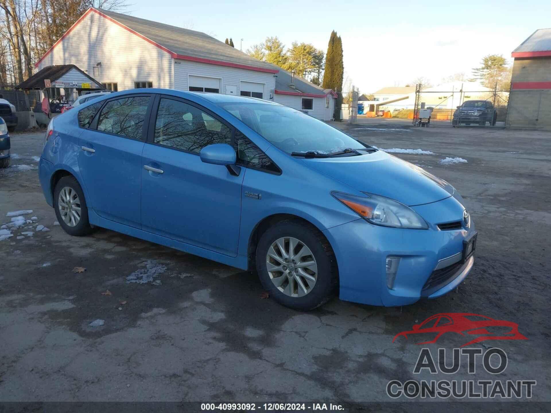 TOYOTA PRIUS PLUG-IN 2012 - JTDKN3DPXC3027339