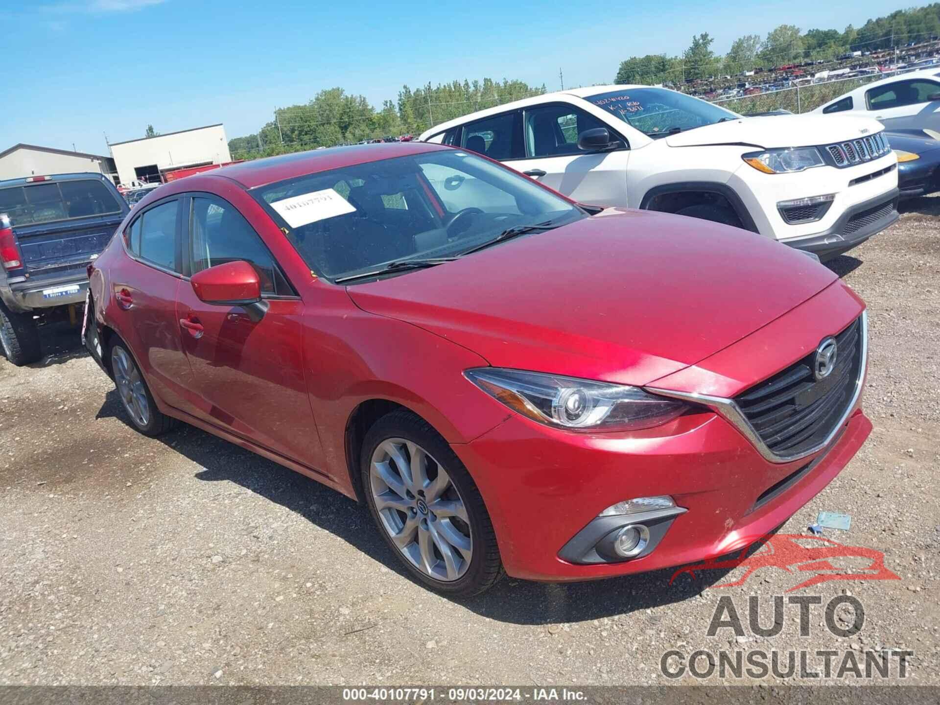 MAZDA MAZDA3 2014 - JM1BM1W33E1205818