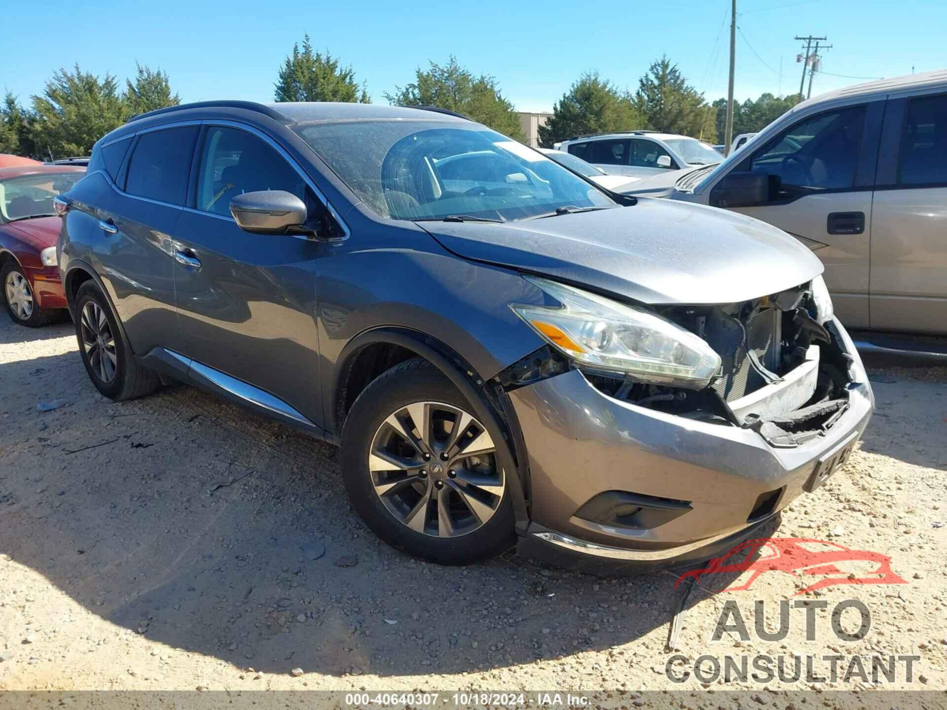 NISSAN MURANO 2017 - 5N1AZ2MH9HN104468