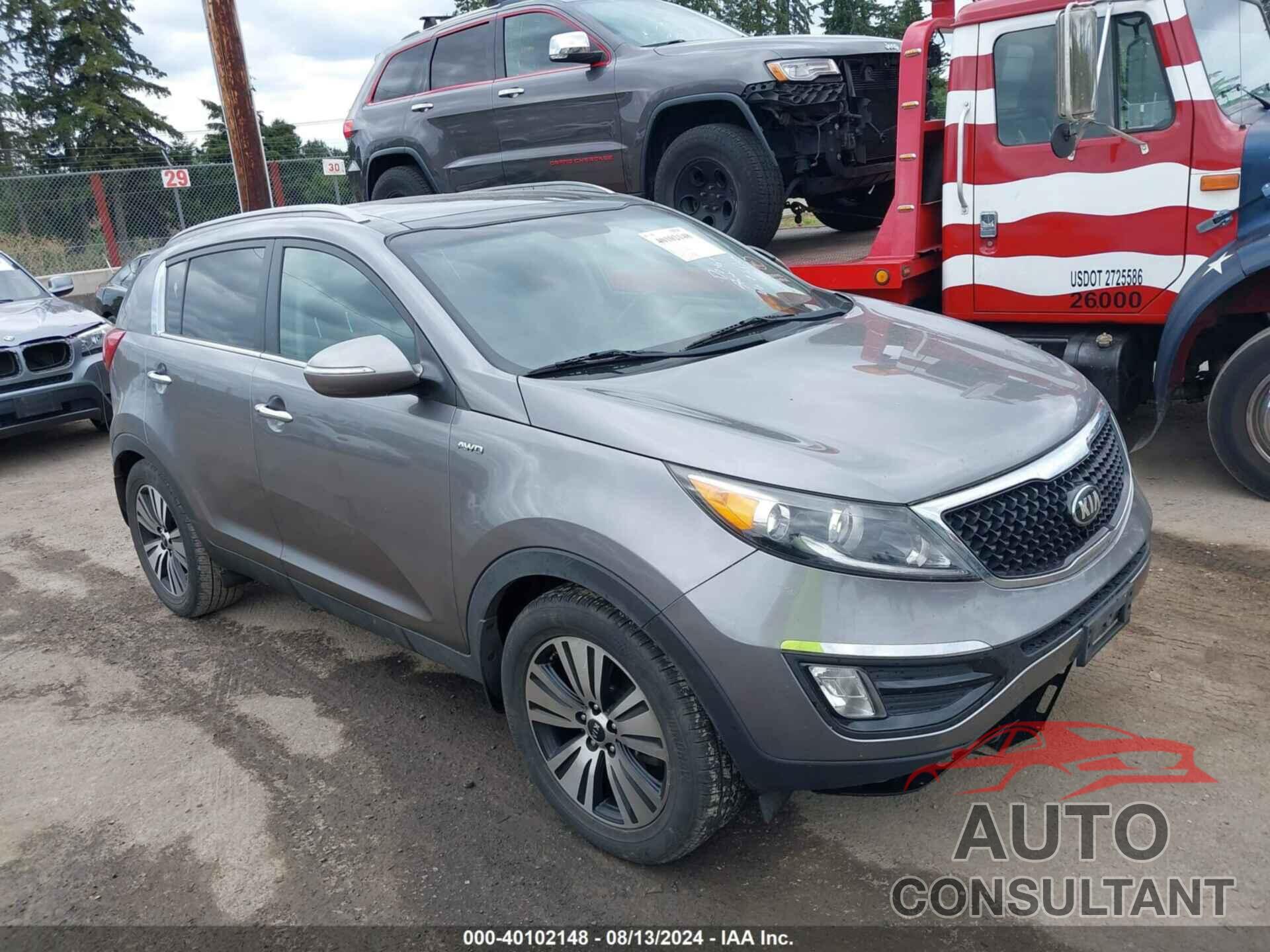 KIA SPORTAGE 2016 - KNDPCCAC0G7805191