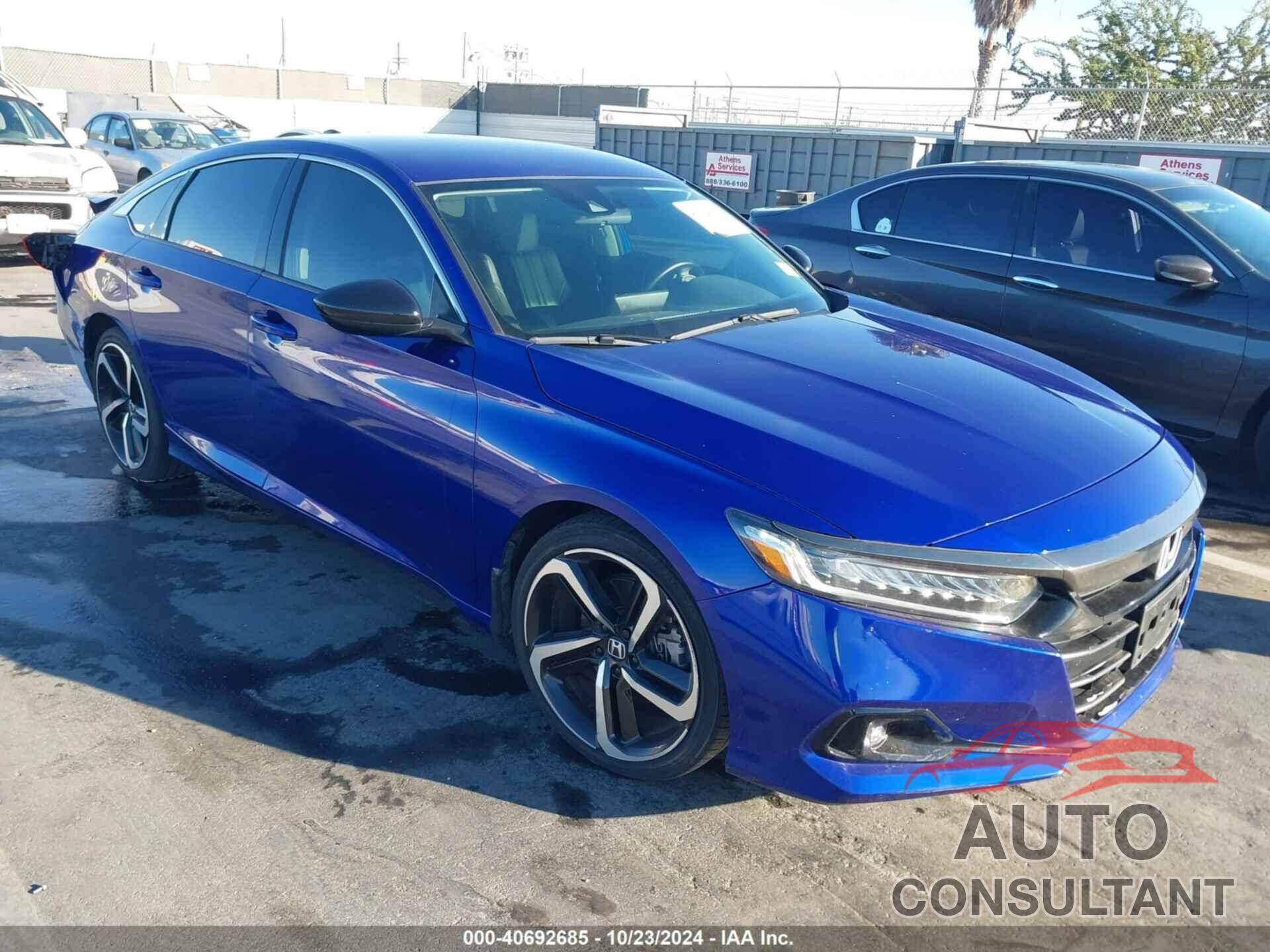 HONDA ACCORD 2021 - 1HGCV1F4XMA114524