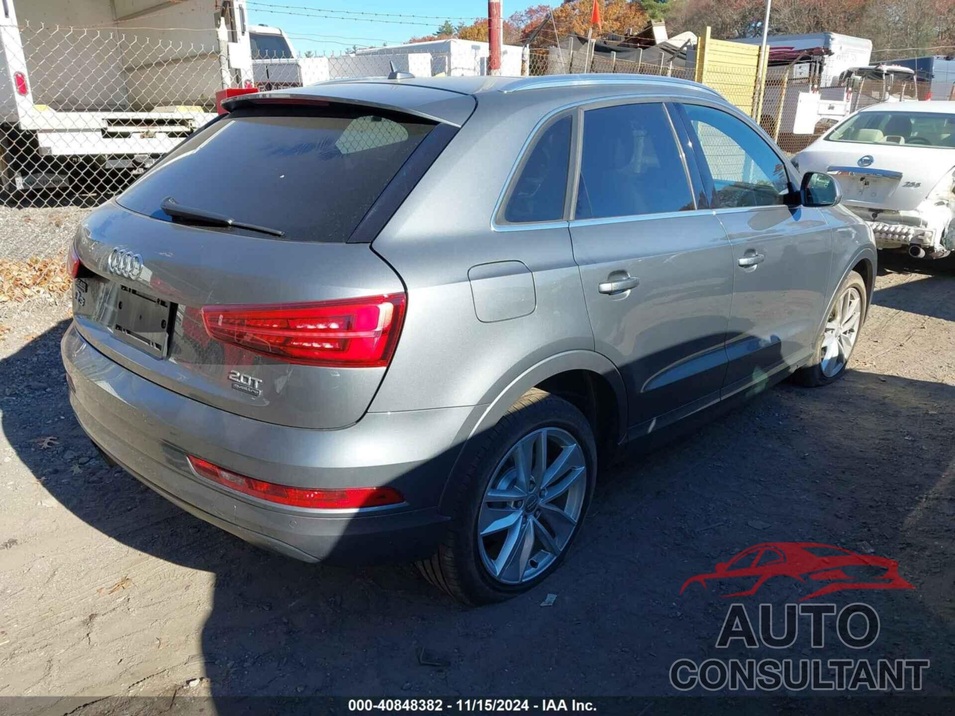 AUDI Q3 2017 - WA1JCCFS4HR016581