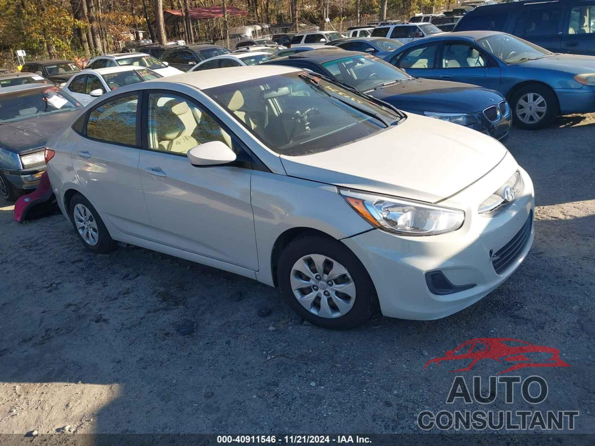 HYUNDAI ACCENT 2017 - KMHCT4AEXHU237374