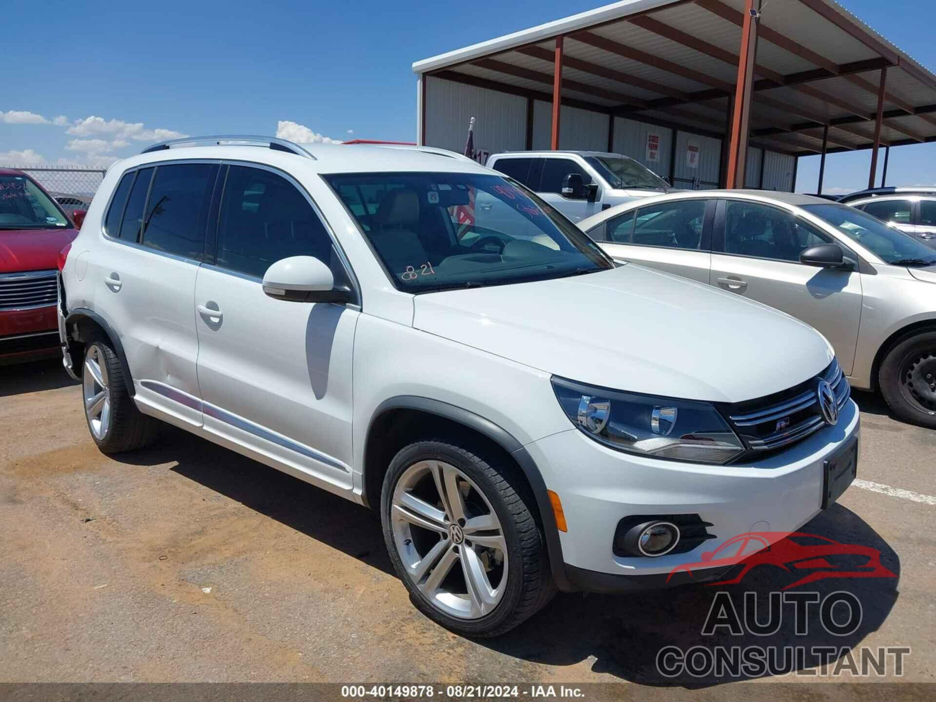 VOLKSWAGEN TIGUAN 2016 - WVGAV7AX9GW087281