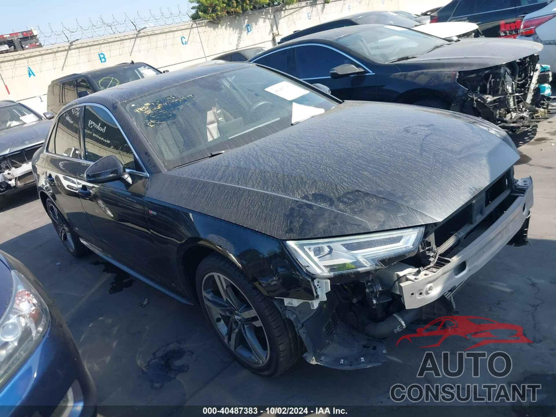 AUDI A4 2018 - WAULMAF45JN007982