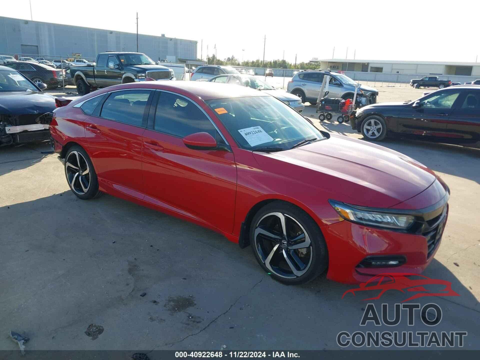 HONDA ACCORD 2018 - 1HGCV1F34JA016561