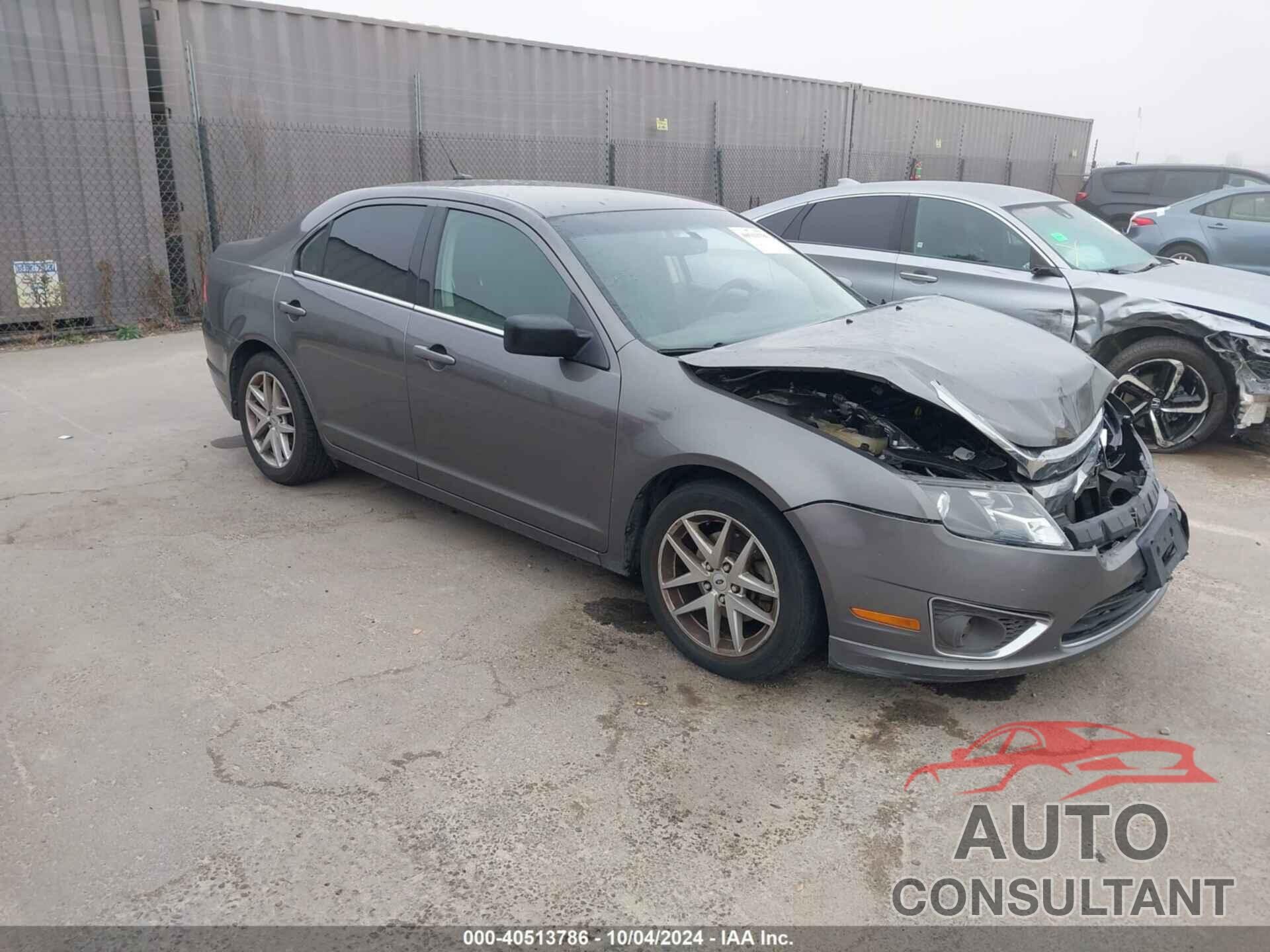 FORD FUSION 2012 - 3FAHP0JA3CR261638