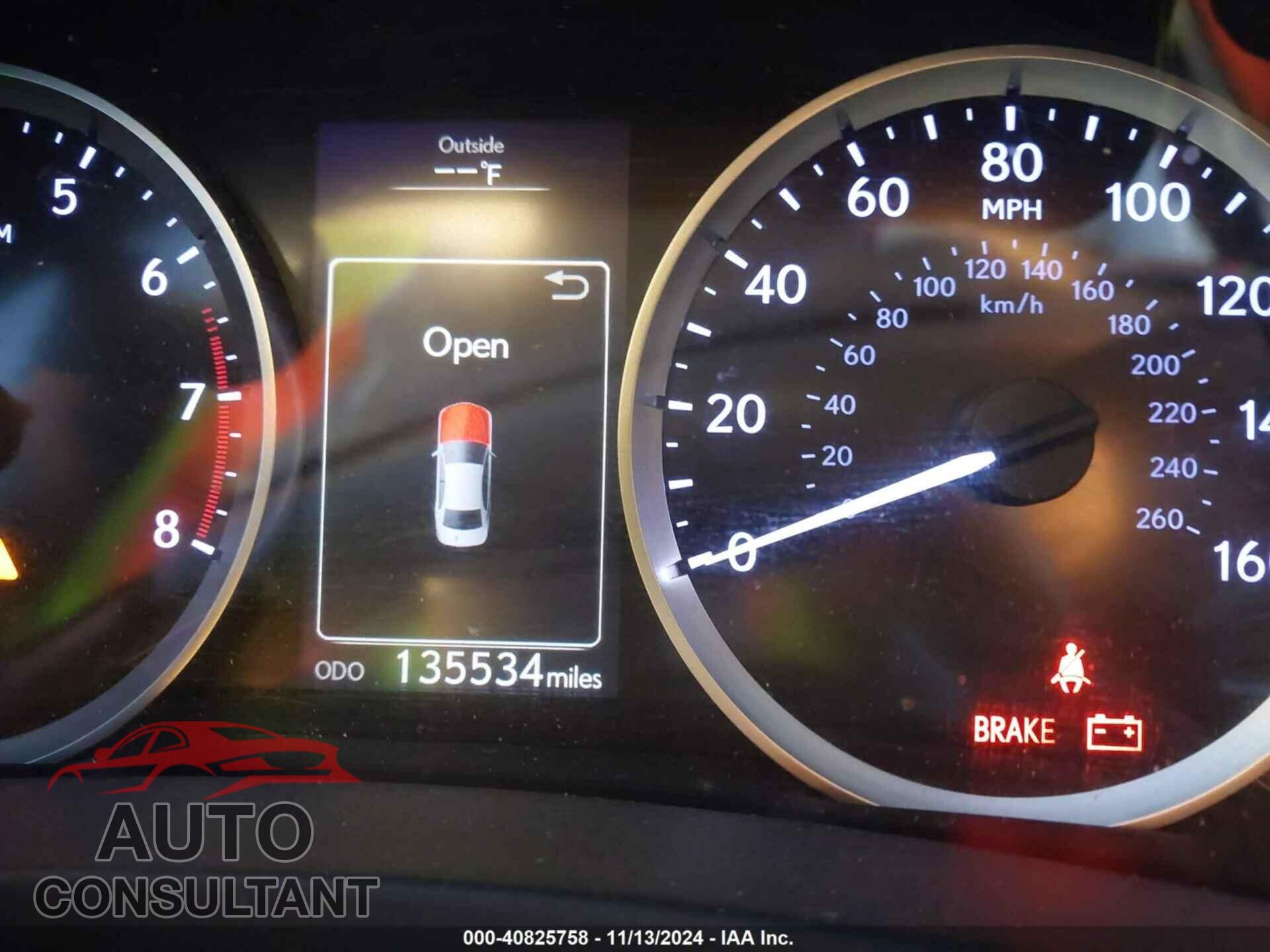 LEXUS IS 350 2014 - JTHBE1D28E5008450