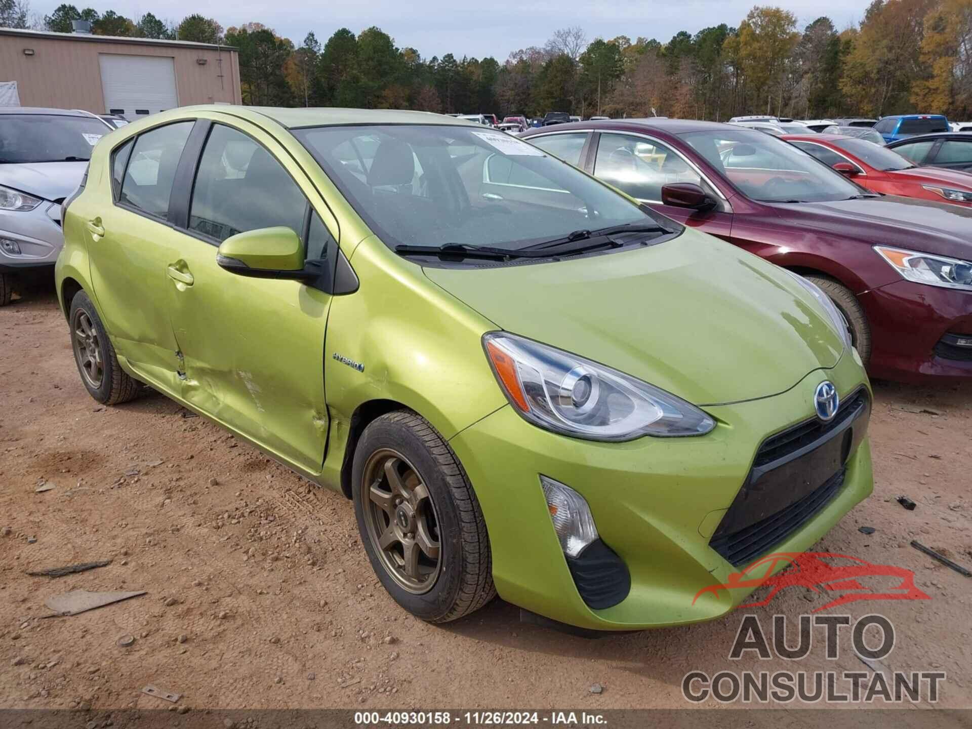 TOYOTA PRIUS C 2016 - JTDKDTB37G1122395